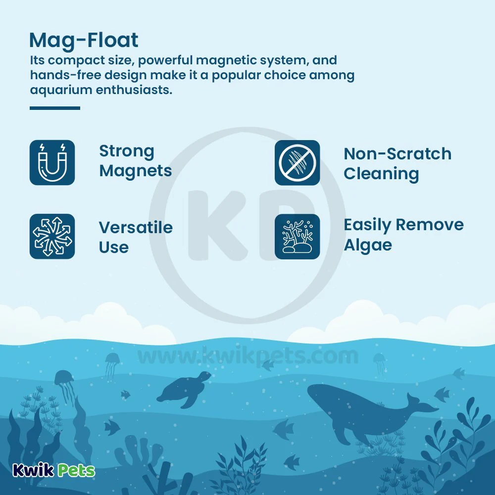 Mag-Float Floating Magnet Glass Aquarium Cleaner Small - Image 3