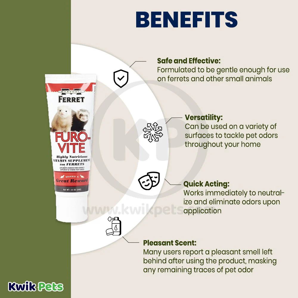 Marshall Pet Products Furo-Vite Highly Nutritious Vitamin Supplement for Ferrets 3.5-oz - Image 4