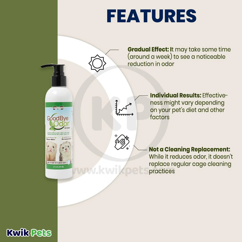 Marshall Pet Products Goodbye Odor for Ferrets 8-oz - Image 3