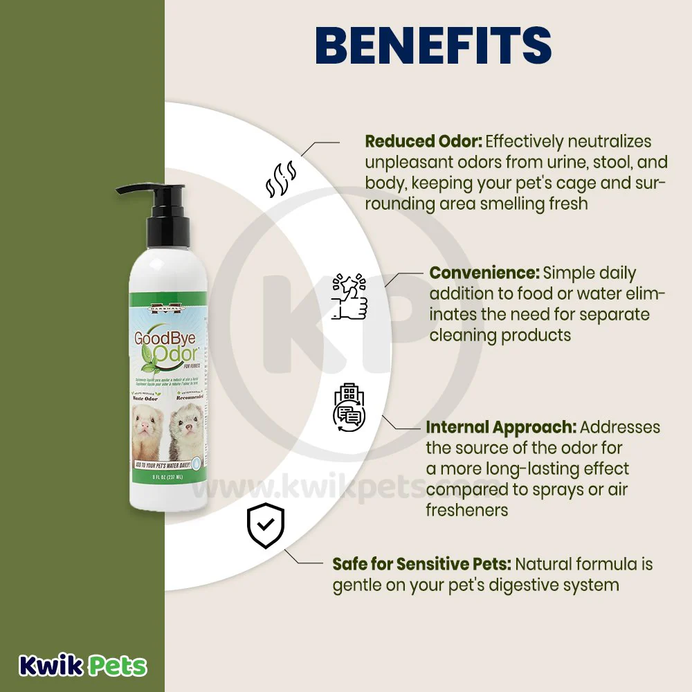 Marshall Pet Products Goodbye Odor for Ferrets 8-oz - Image 4