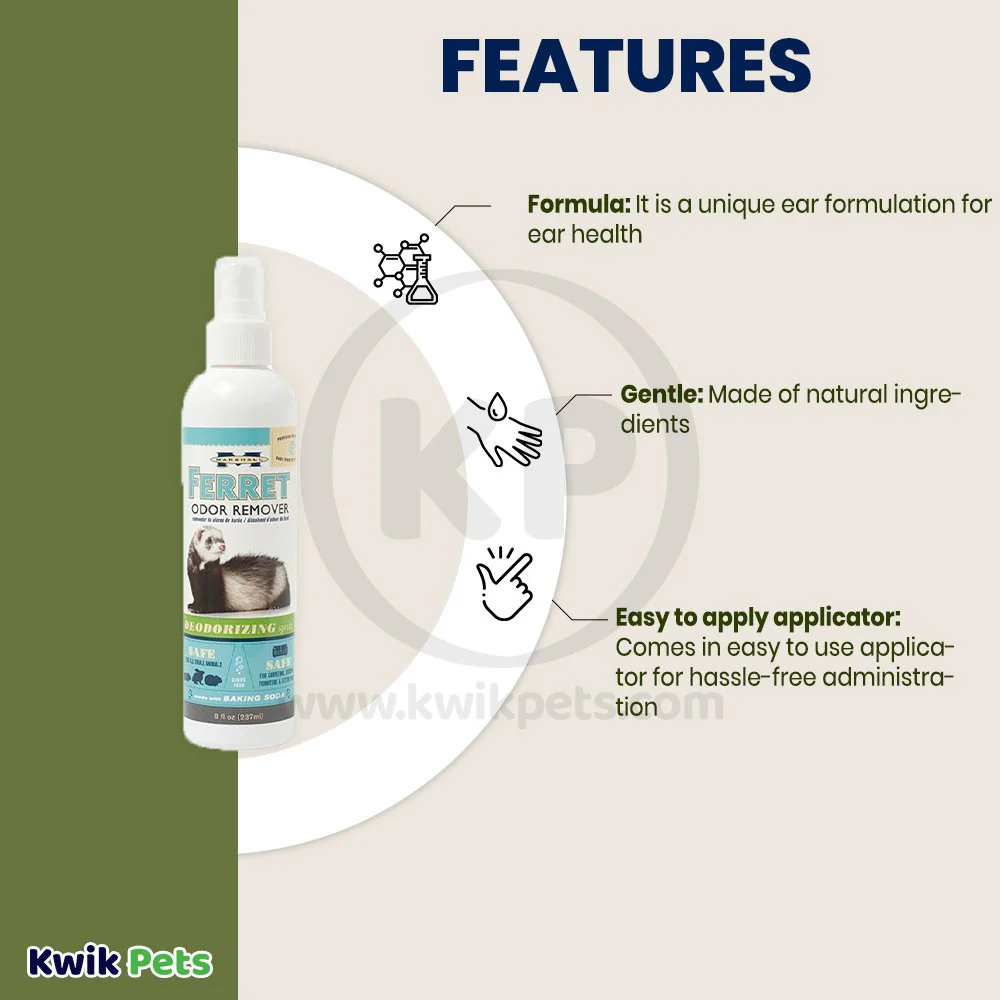 Marshall Pet Products Ferret & Small Animal Odor Remover 8-oz - Image 3