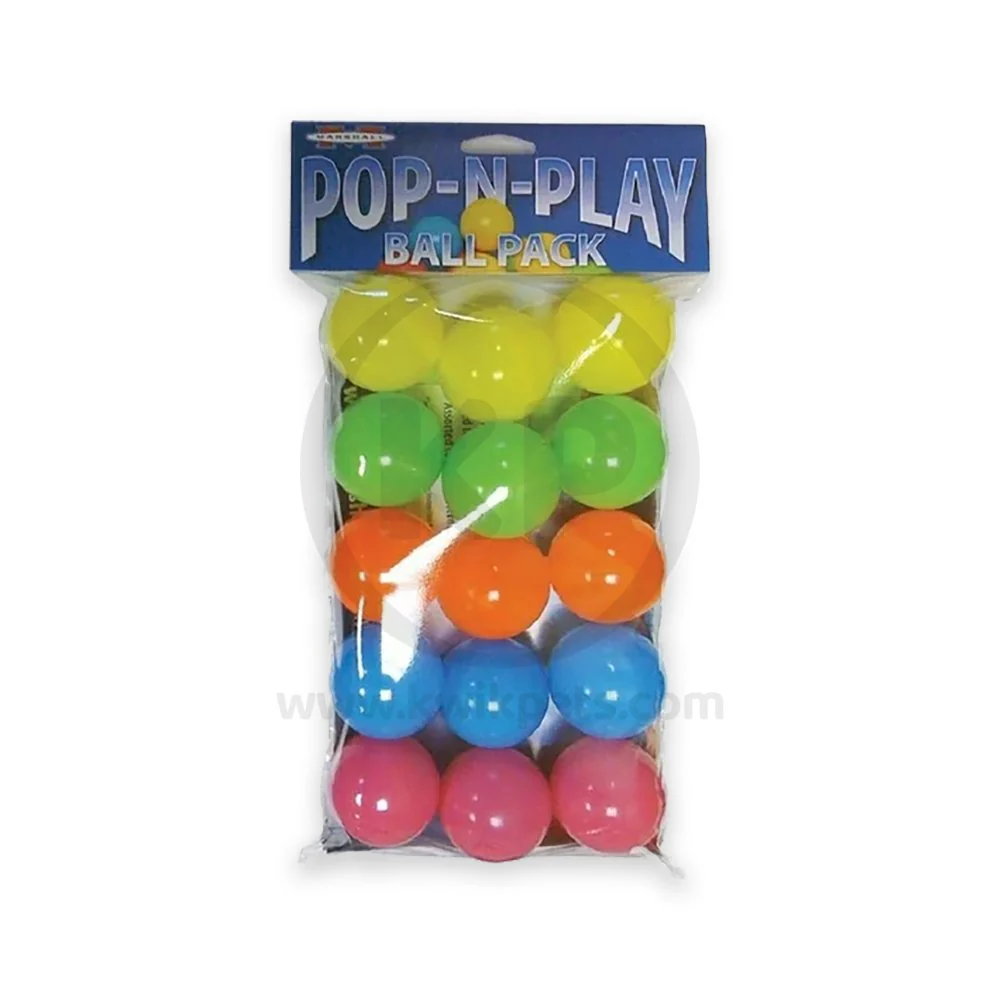 Marshall Pop-N-Play Ball Pack for Ferrets 15 Count