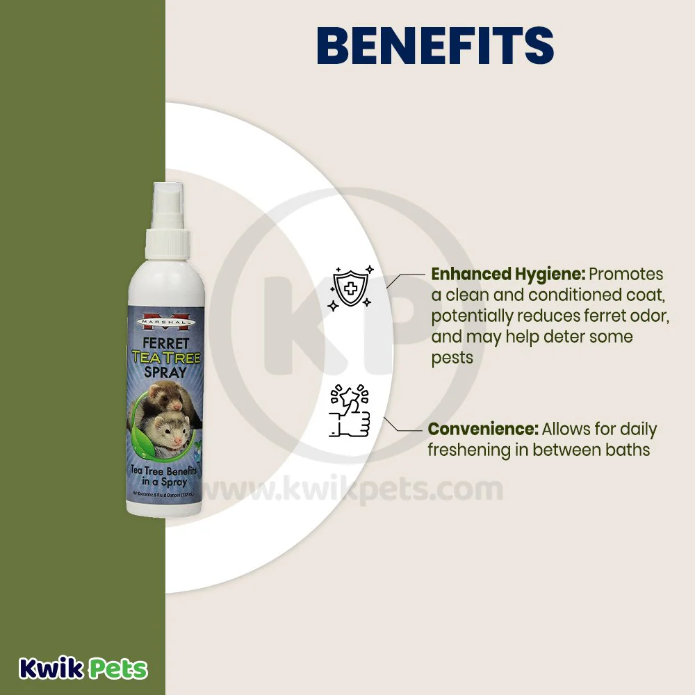Marshall Pet Products Tea Tree Ferret Tick Spray 8-oz - Image 4