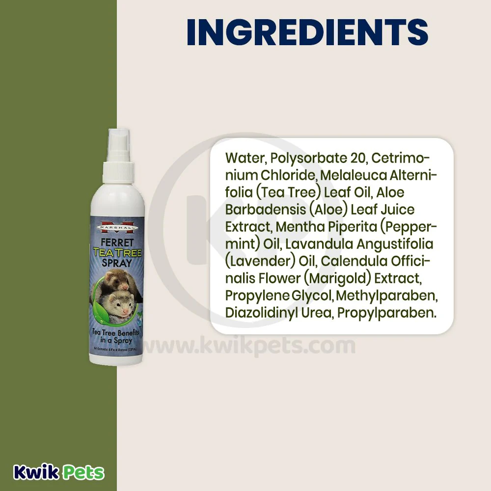 Marshall Pet Products Tea Tree Ferret Tick Spray 8-oz - Image 5