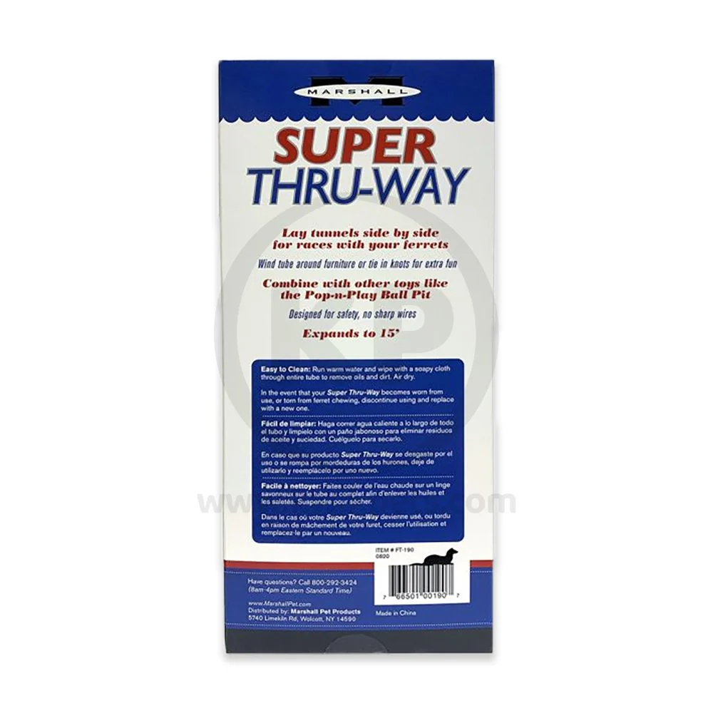 Marshall Pet Products Ferret Super Thru-Way Tunnel Toy Copper 15-ft - Image 2