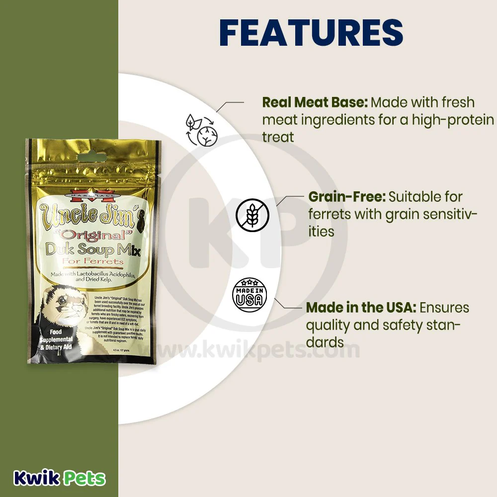 Marshall Pet Products Uncle Jim's Original Duk Soup Mix Wet Food 4.5-oz - Image 3
