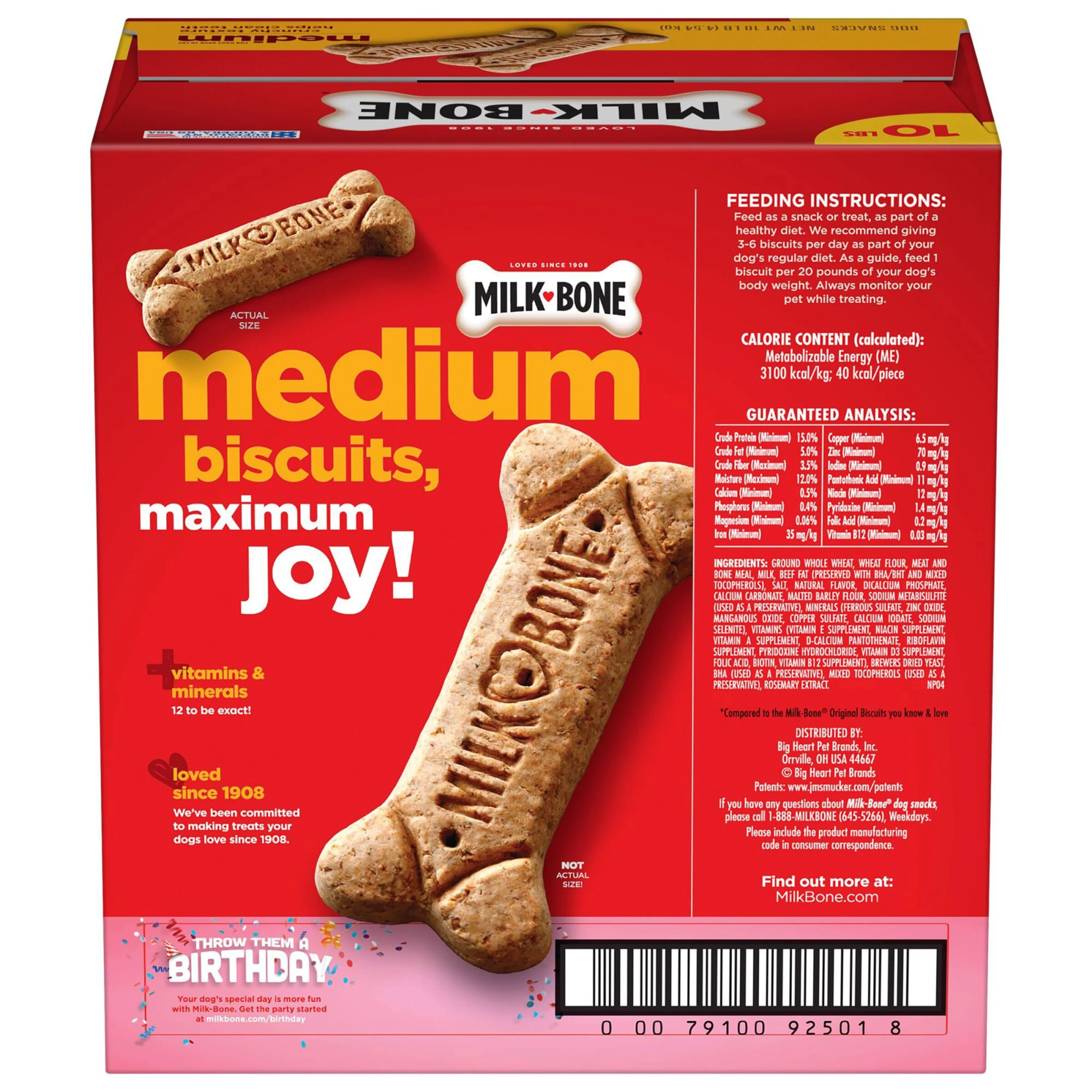 Milk-Bone Dog Biscuits Original Medium 10-lb - Image 2