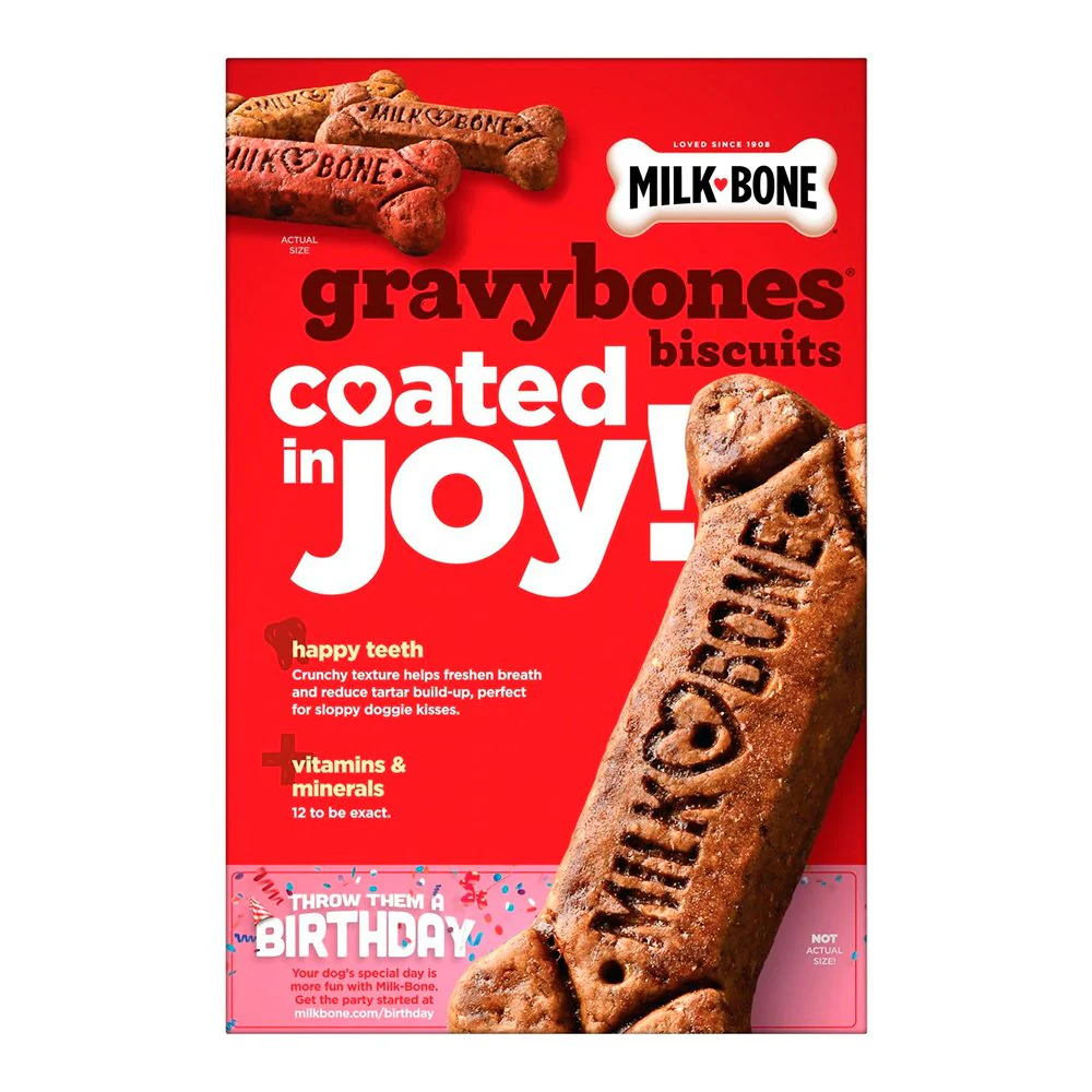 Milk-Bone 4 Meaty Flavors GravyBones Dog Treats Small 19-oz - Image 2