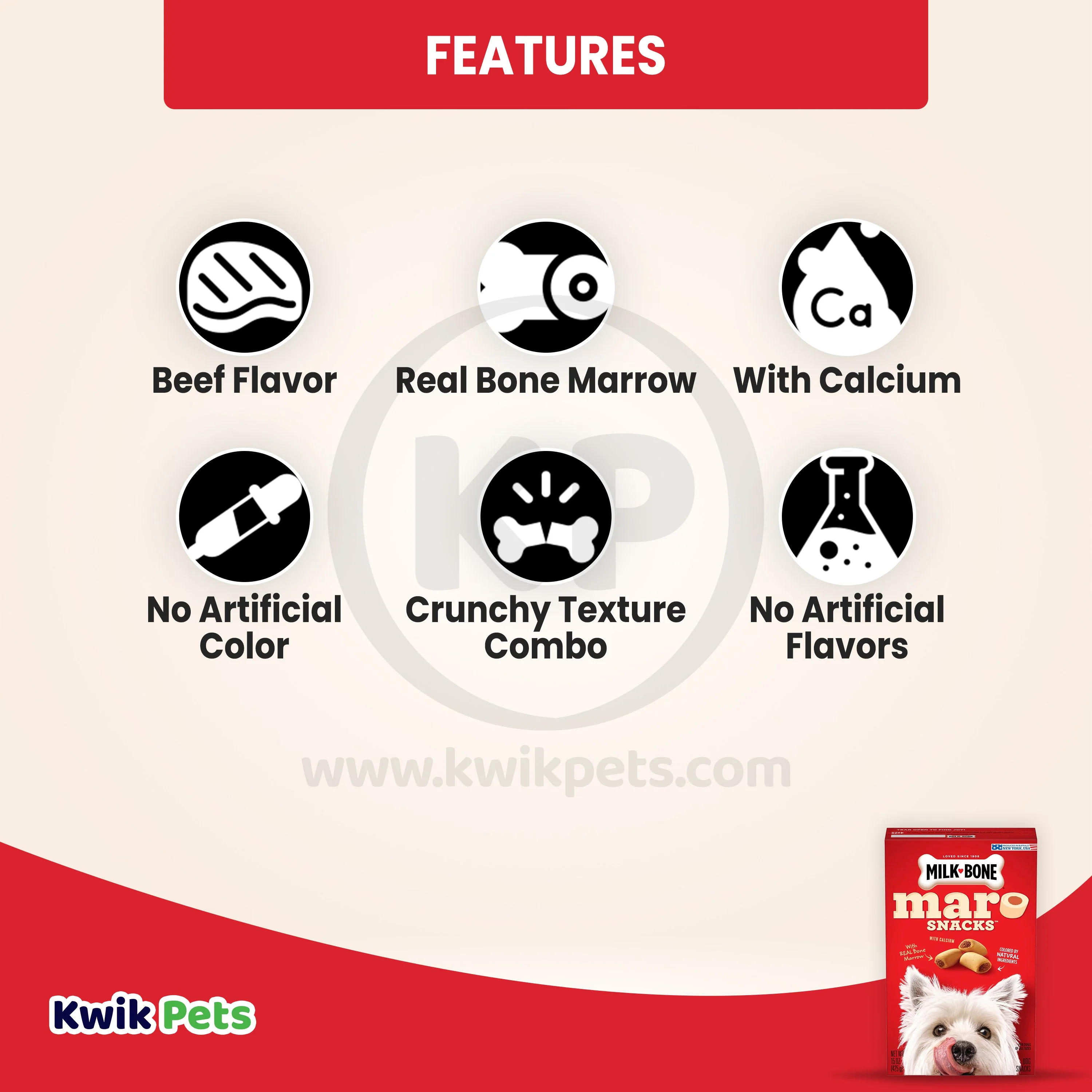 Milk-Bone MaroSnacks Dog Treats 15-oz - Image 3