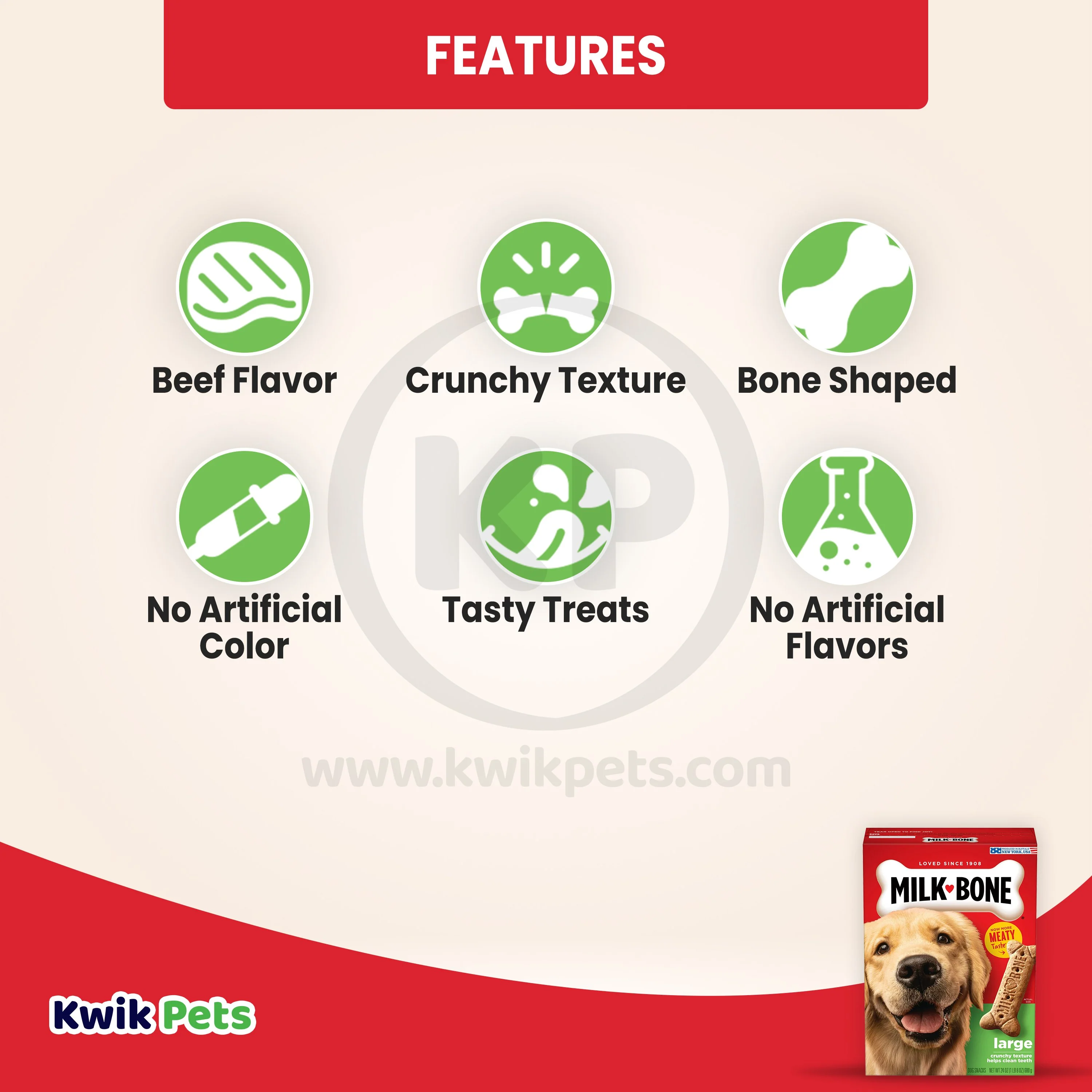 Milk-Bone Dog Biscuits Original Large 24-oz - Image 3