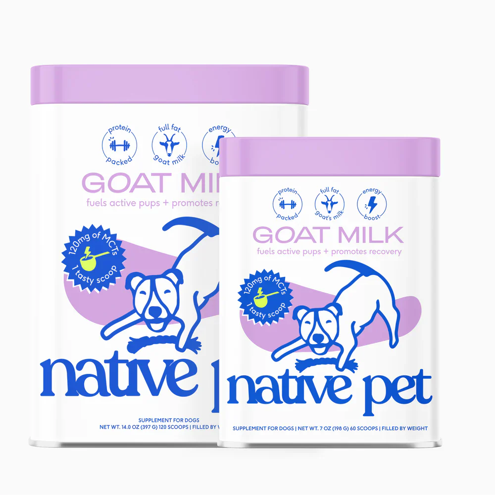 Native Pet Goat Milk Powder Recovery & Energy Support for Active Dogs 7-oz - Image 7
