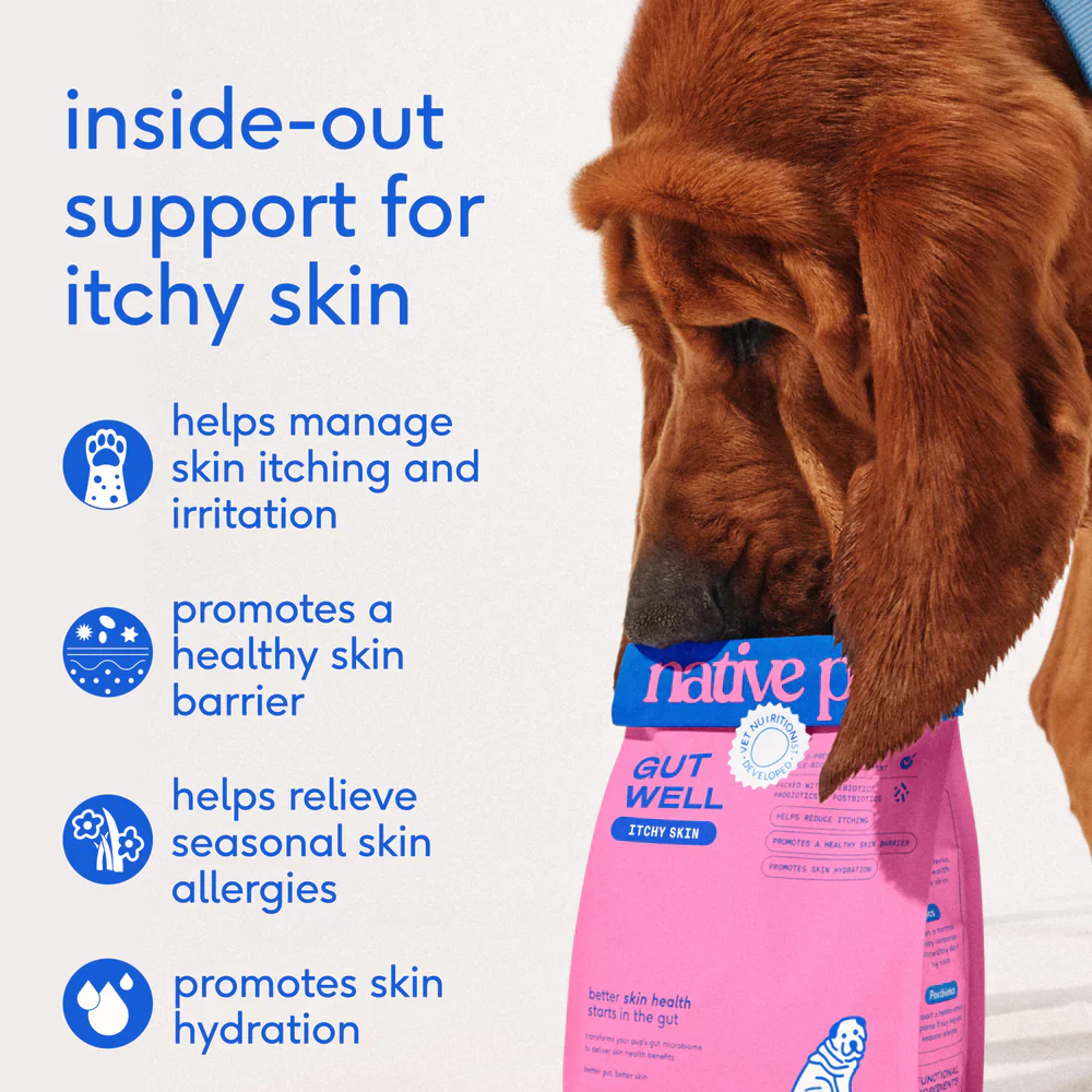 Native Pet GutWell Itchy Skin Relief Supplement for Dogs 12.7-oz - Image 4