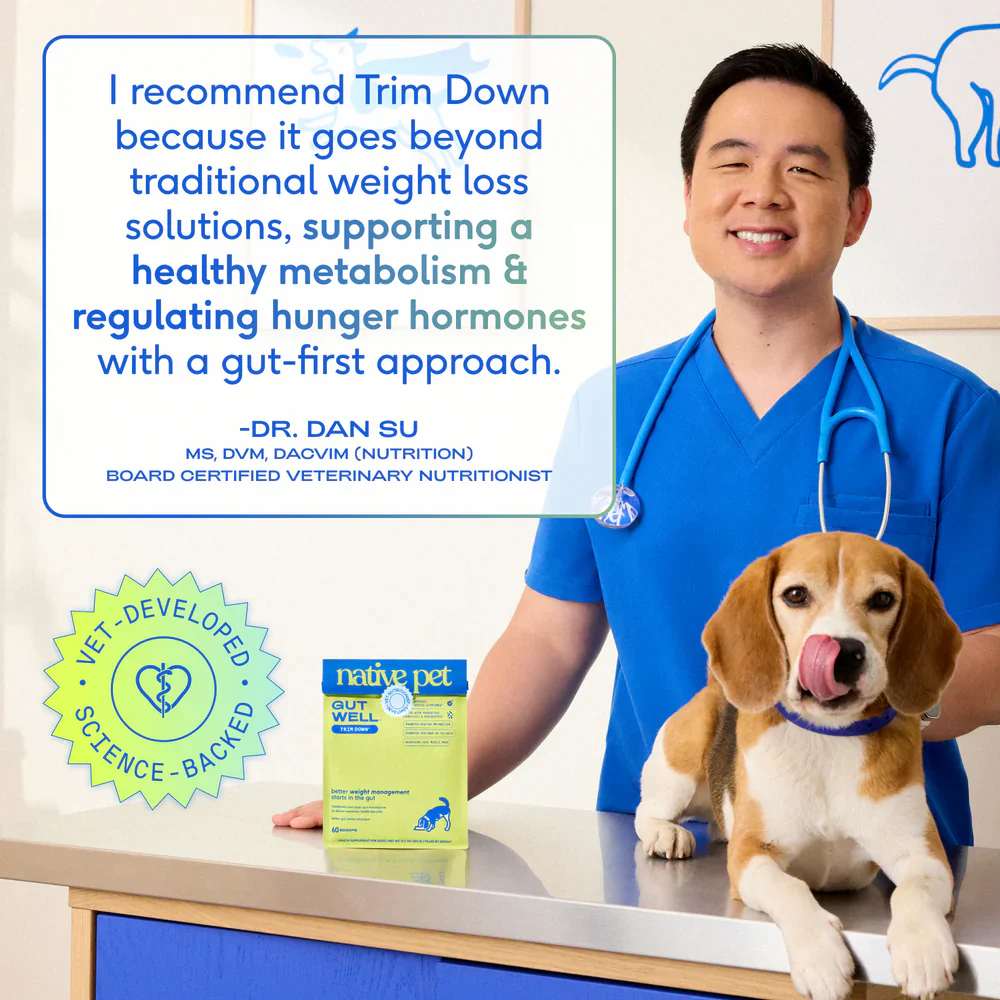 Native Pet GutWell Trim Down Weight Management & Metabolic Health Supplement for Dogs12.7-oz - Image 7