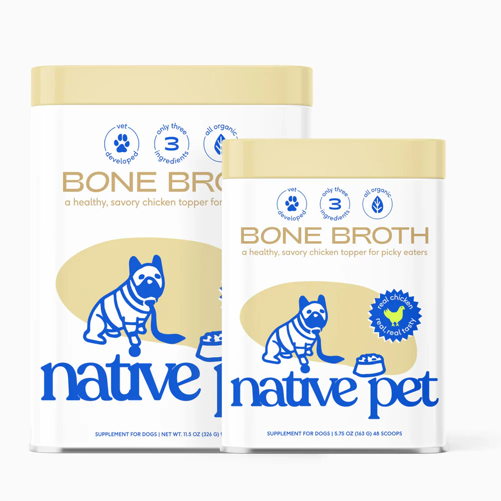 Native Pet Organic Chicken Bone Broth Powder Grain-Free Dog Food Topper 5.75-oz - Image 7