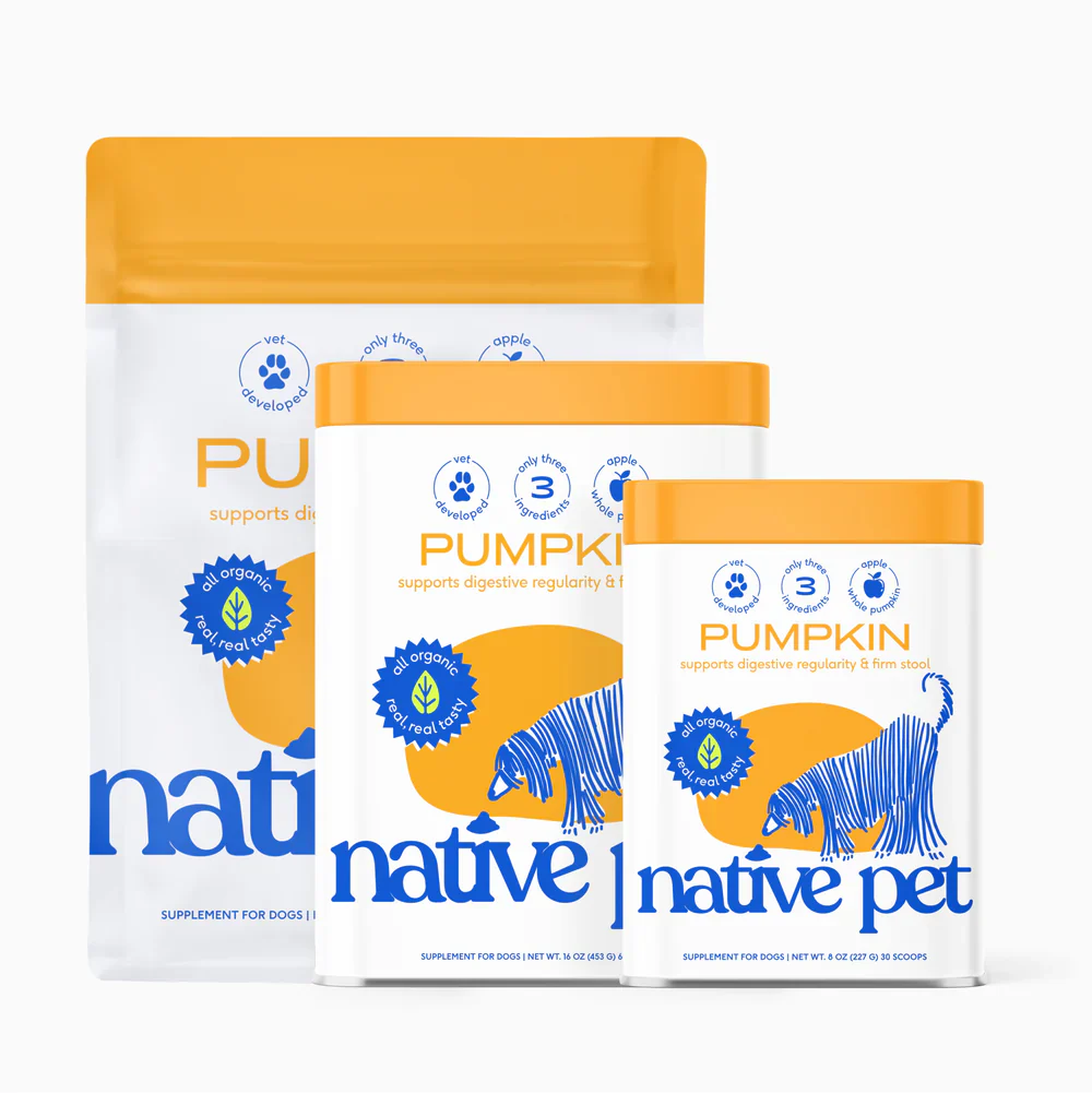 Native Pet Organic Pumpkin Fiber Powder Digestive Supplement for Dogs 8-oz - Image 7