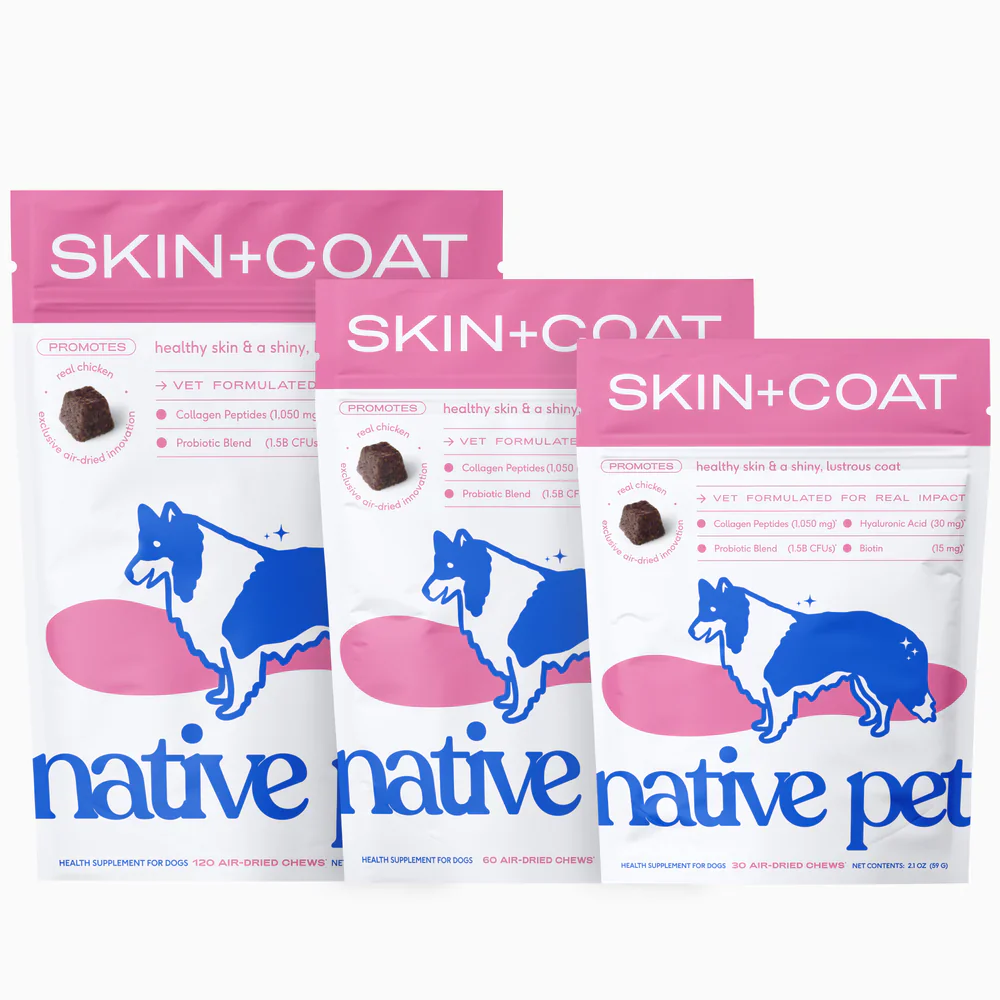Native Pet Skin & Coat Chews Supplement for Dogs 30 Count - Image 7
