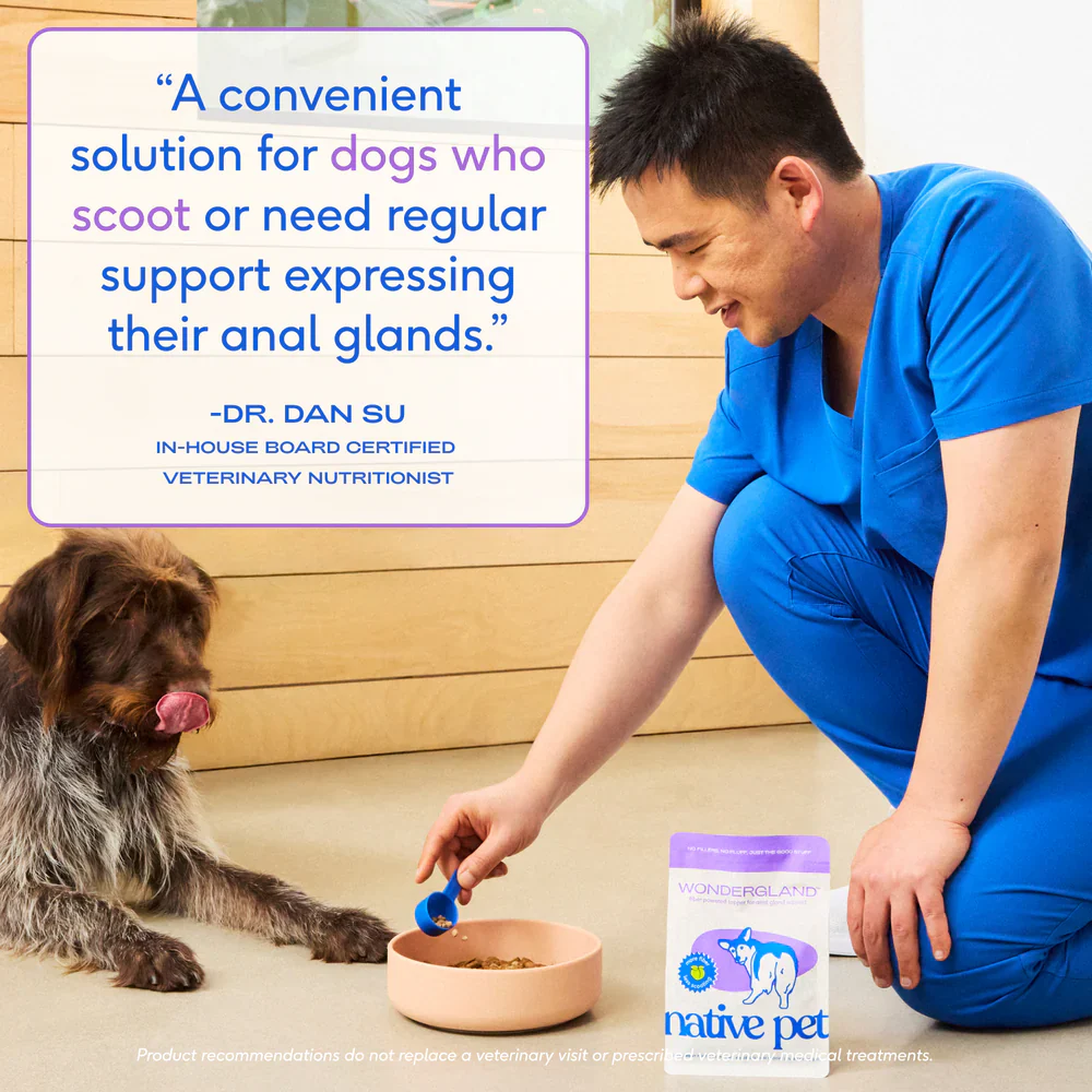 Native Pet WonderGland Anal Gland Pumpkin Fiber & Digestive Supplement for Dogs 8-oz - Image 5