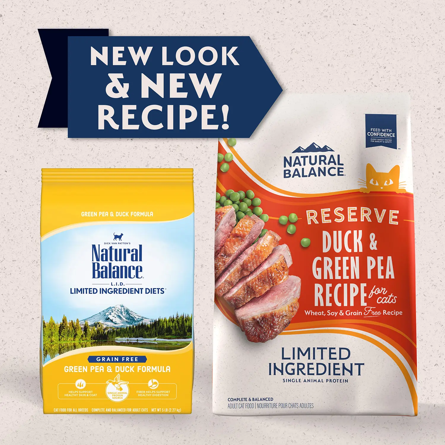 Natural Balance Pet Foods Limited Ingredient Reserve Grain Free Dry Cat Food Green Pea & Duck 10-lb - Image 3