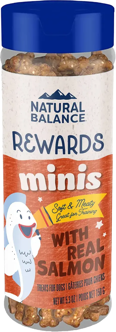Natural Balance Pet Foods Rewards Minis Soft & Meaty Dog Treats Salmon 5.3-oz