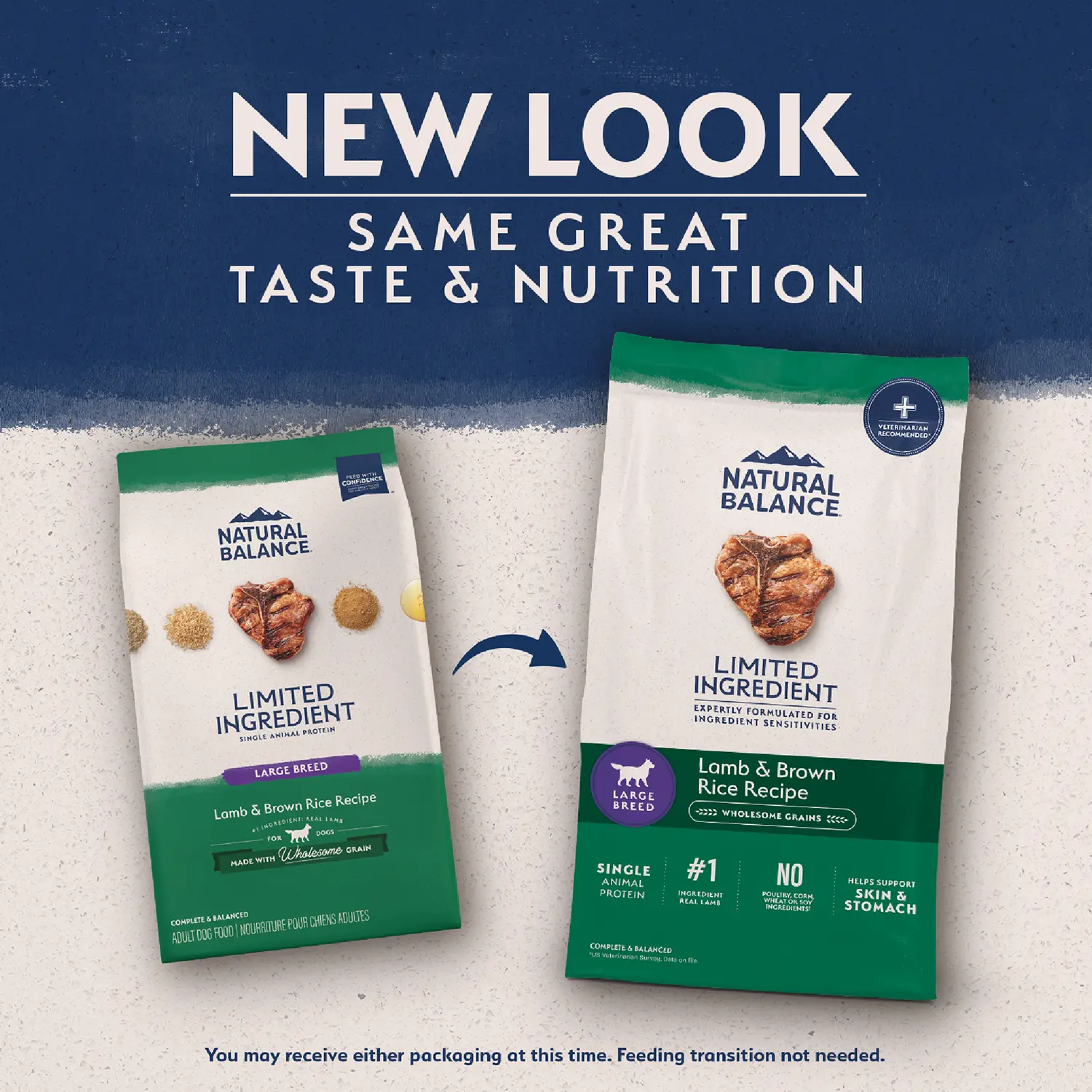 Natural Balance Pet Foods Limited Ingredient Large Breed Adult Dry Dog Food Lamb & Brown Rice 26-lb - Image 3