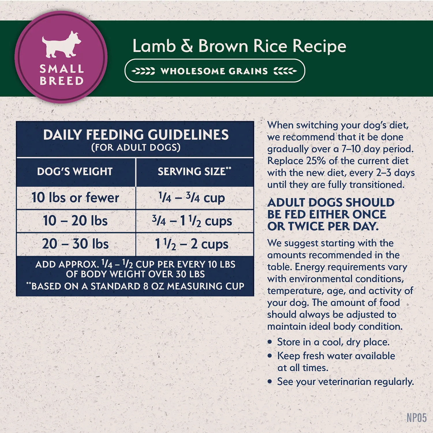Natural Balance Pet Foods Limited Ingredient Small Breed Dry Dog Food Lamb & Brown Rice 12-lb - Image 10