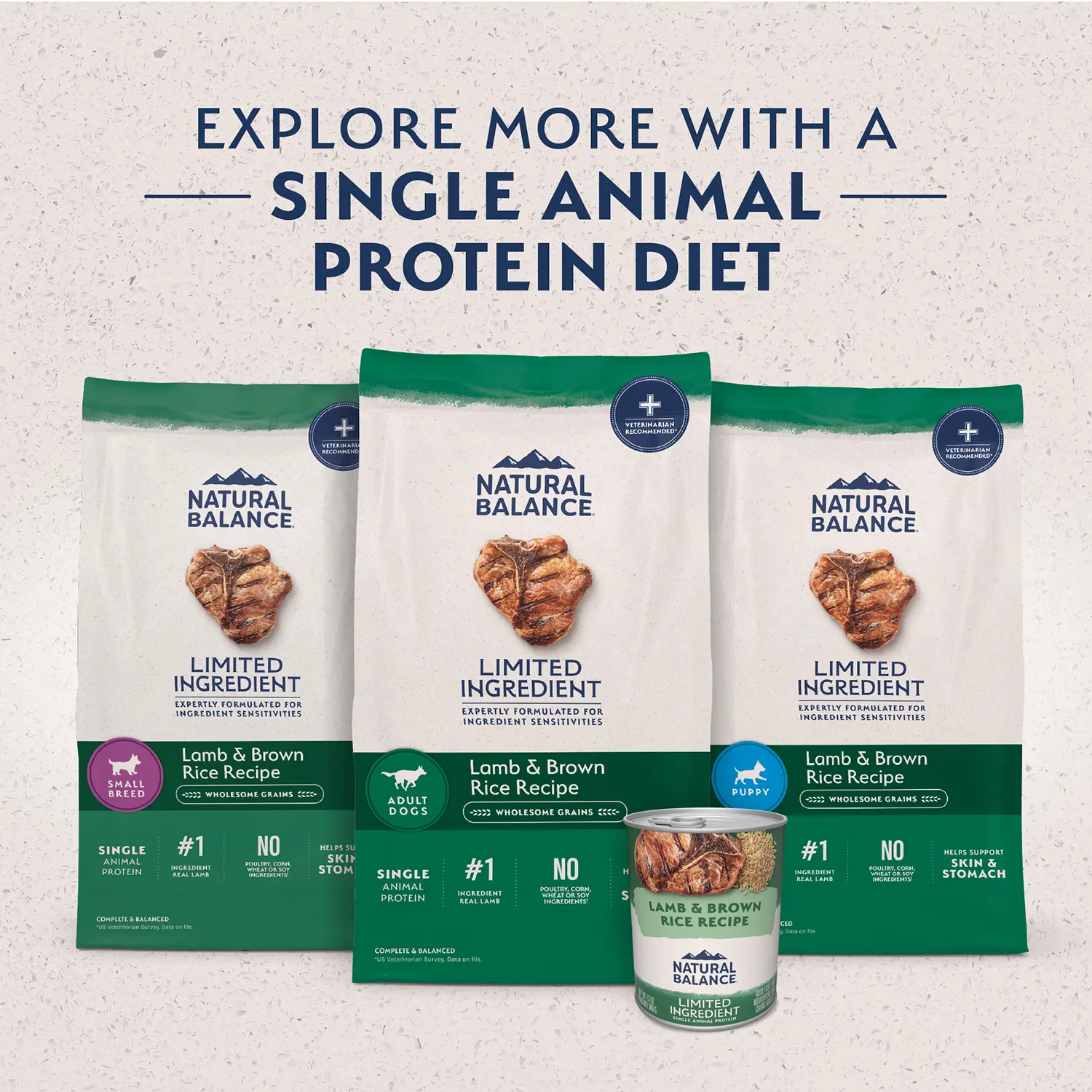 Natural Balance Pet Foods Limited Ingredient Small Breed Dry Dog Food Lamb & Brown Rice 12-lb - Image 9