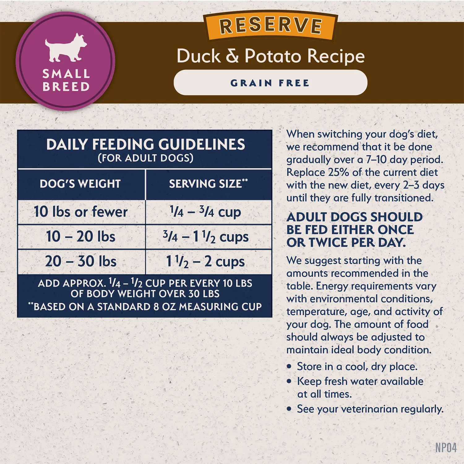 Natural Balance Pet Foods Limited Ingredient Reserve Grain Free Small Breed Dry Dog Food Duck & Potato 4-lb - Image 10