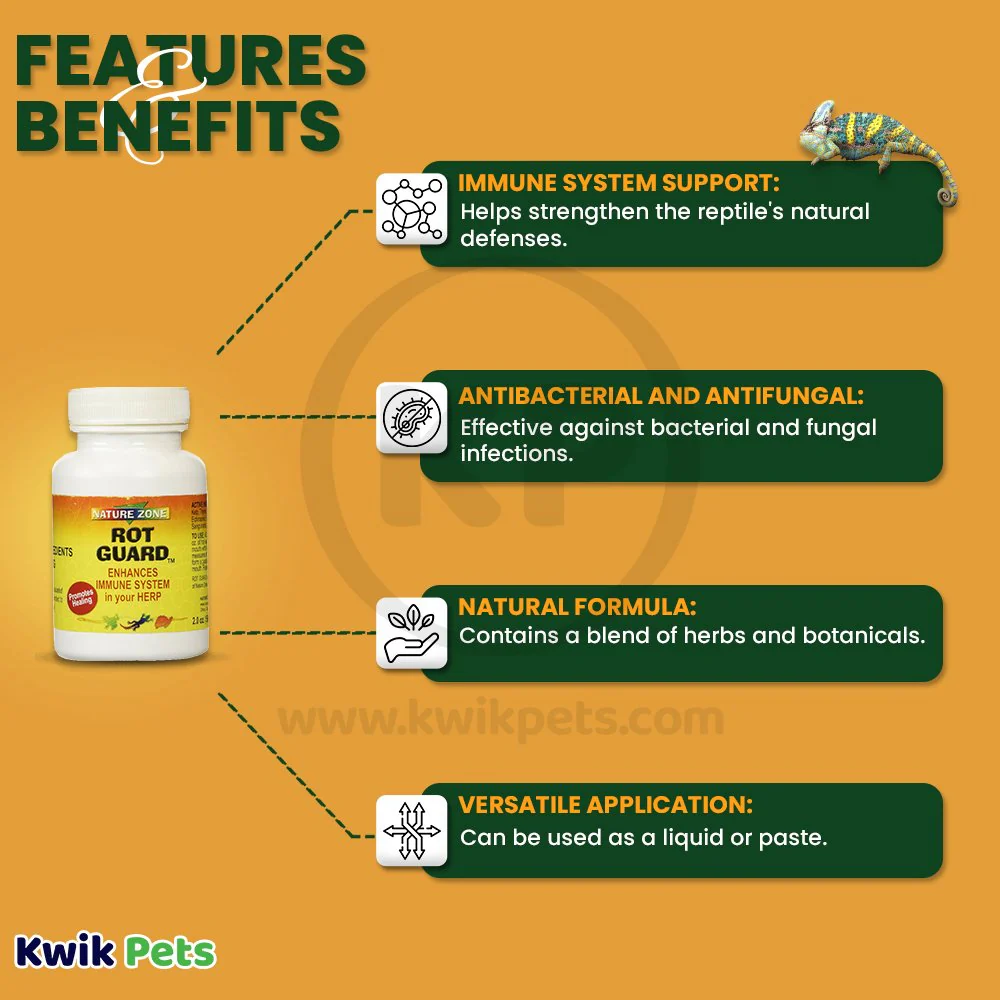 Nature Zone Rot Guard for Enhancing Immune System in Herp 2.5-oz - Image 3
