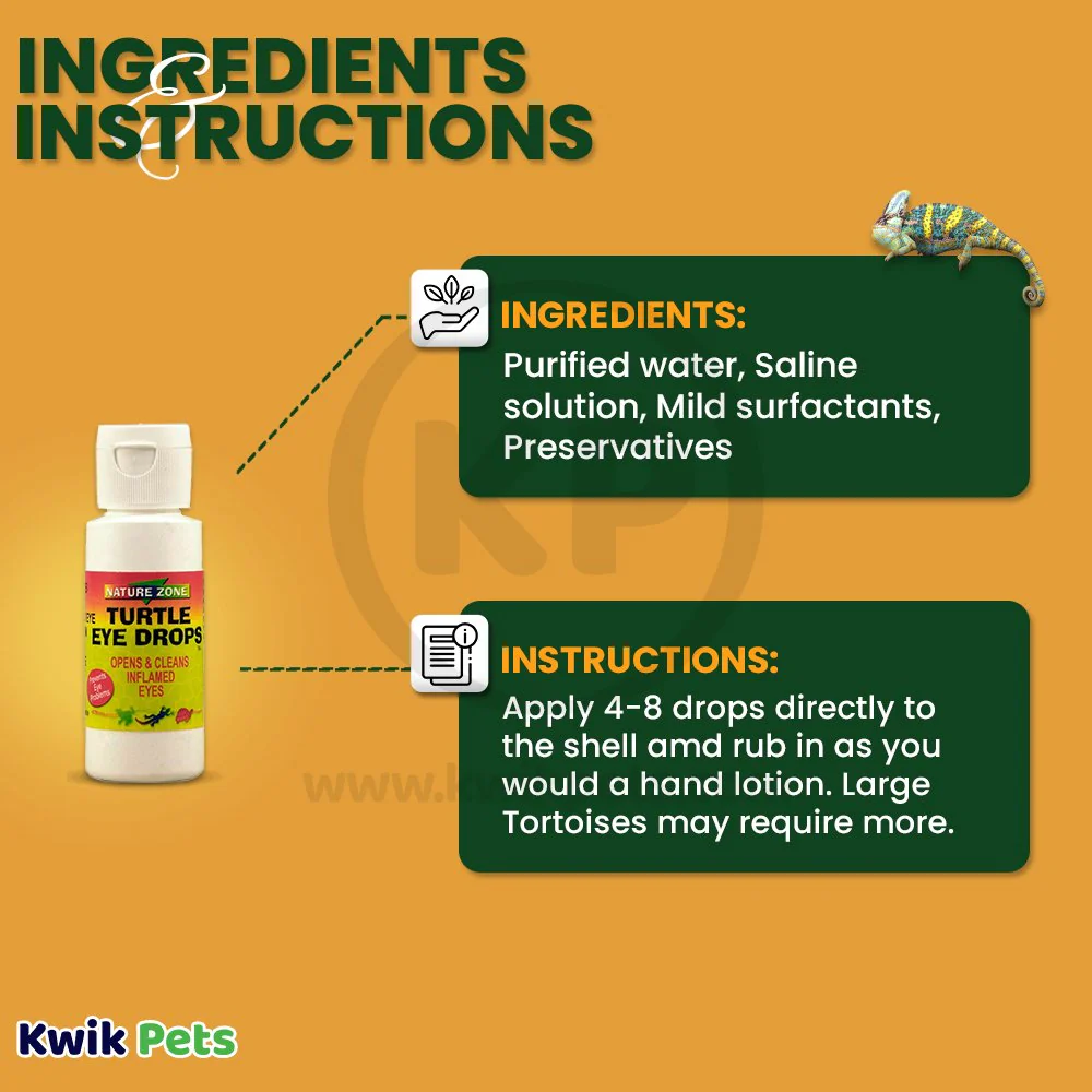 Nature Zone Turtle Eye Drops for Inflammed Eyes 2-oz - Image 3