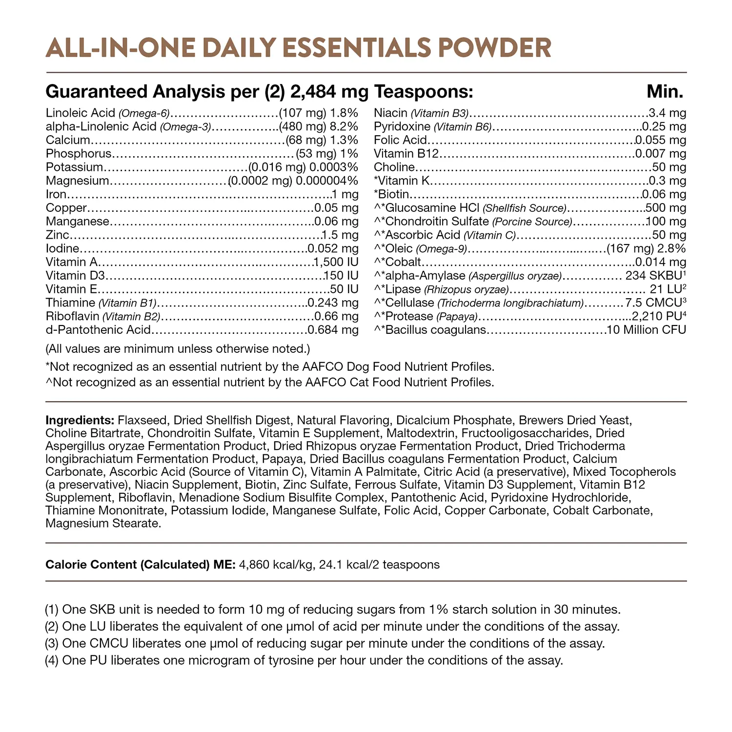 NaturVet All-in-One Daily Essentials Powder for Dogs & Cats 13-oz - Image 6