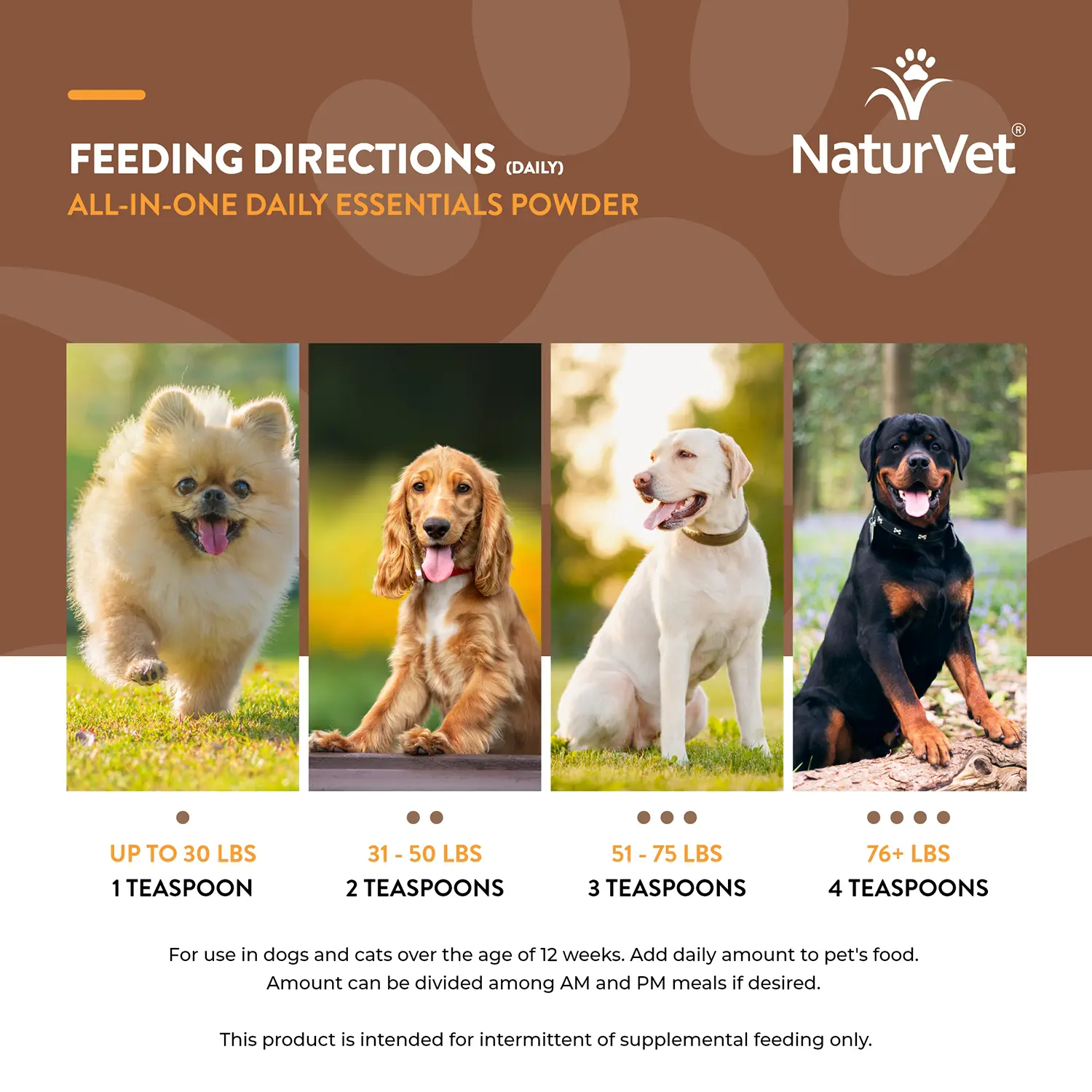 NaturVet All-in-One Daily Essentials Powder for Dogs & Cats 13-oz - Image 8