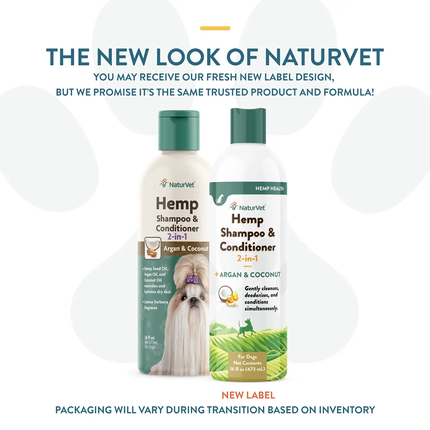 NaturVet Hemp 2-in-1 Shampoo & Conditioner for Dogs 16-oz - Image 2