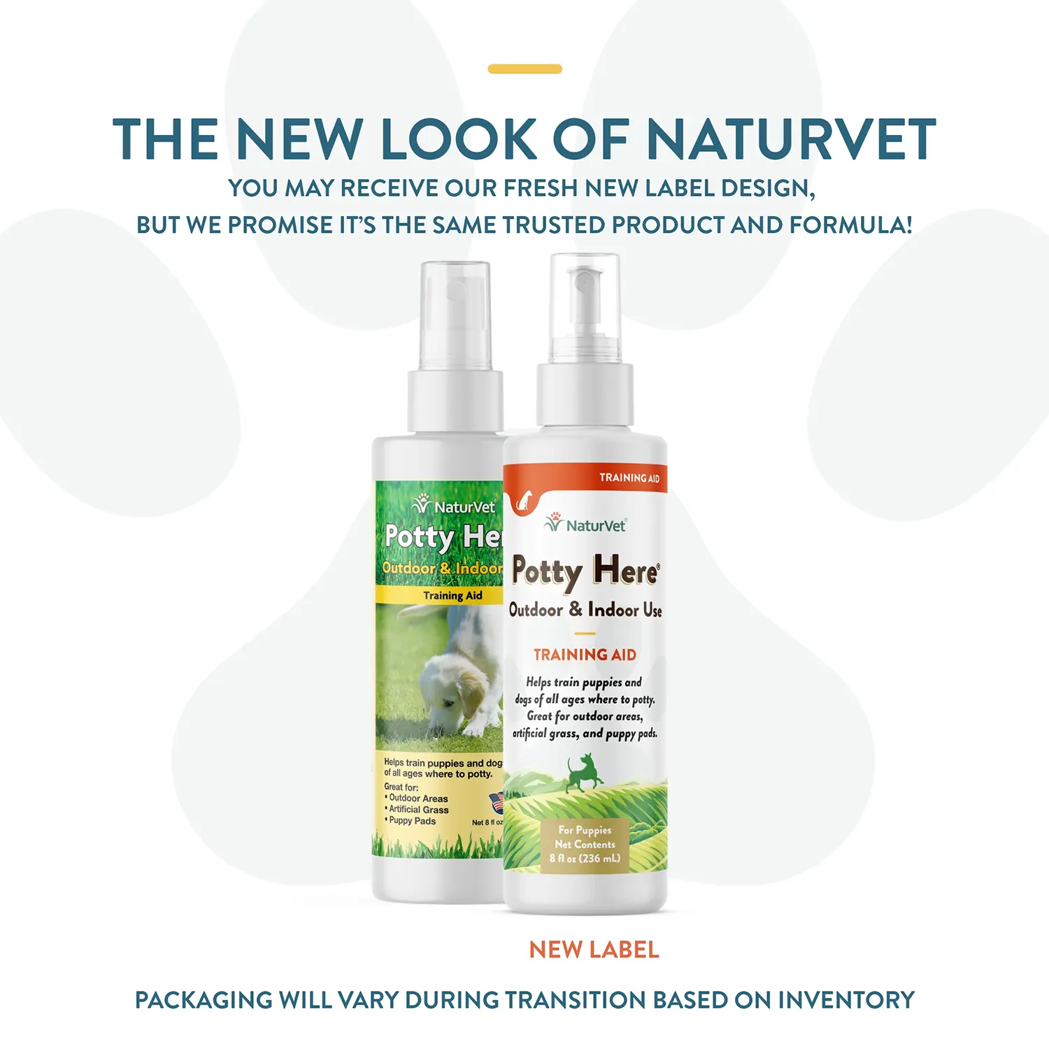 NaturVet Potty Here Training Aid Spray for Puppies 8-oz - Image 2
