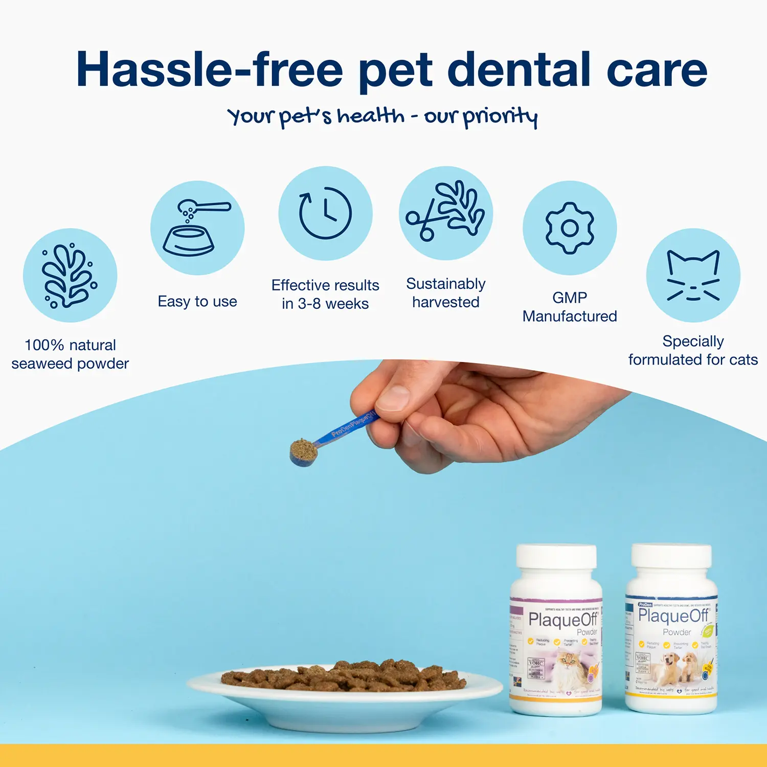 NaturVet Proden PlaqueOff Powder for Cats 40g - Image 5
