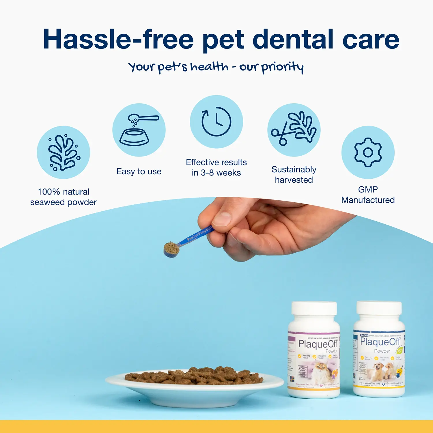 NaturVet Proden PlaqueOff Powder for Dogs 180g - Image 5