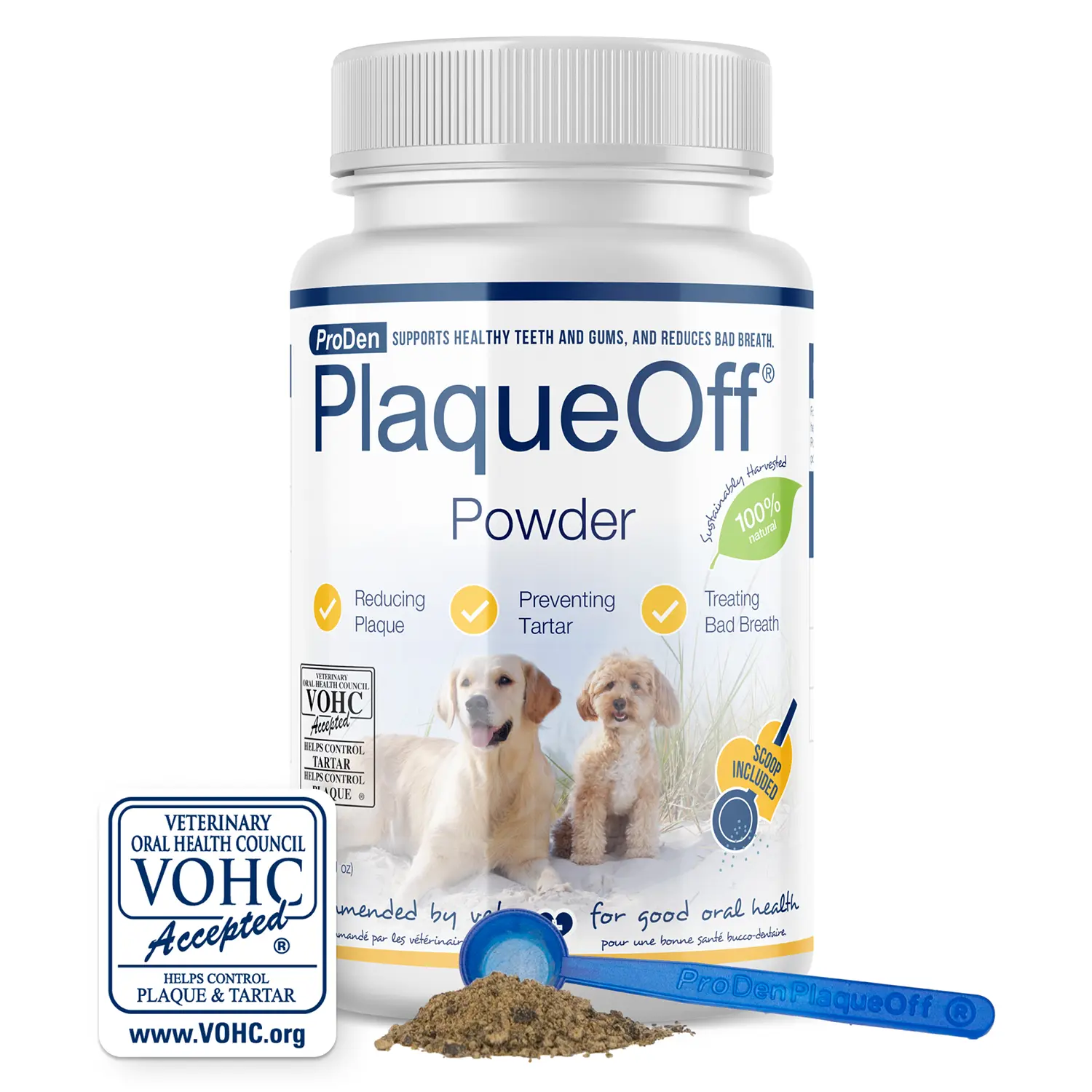 NaturVet Proden PlaqueOff Powder for Dogs 60g - Image 10