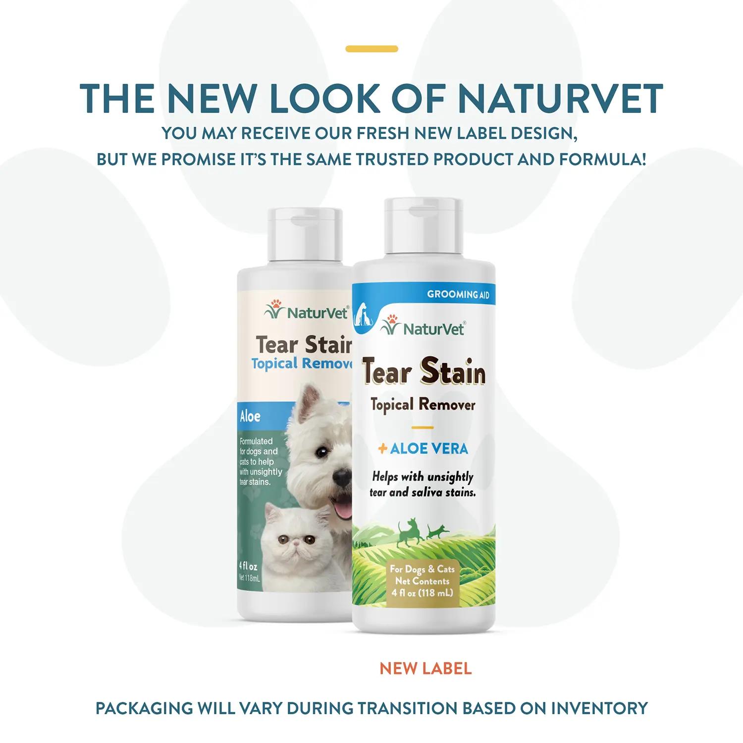 NaturVet Tear Stain Topical Remover for Dogs & Cats 4-oz - Image 2