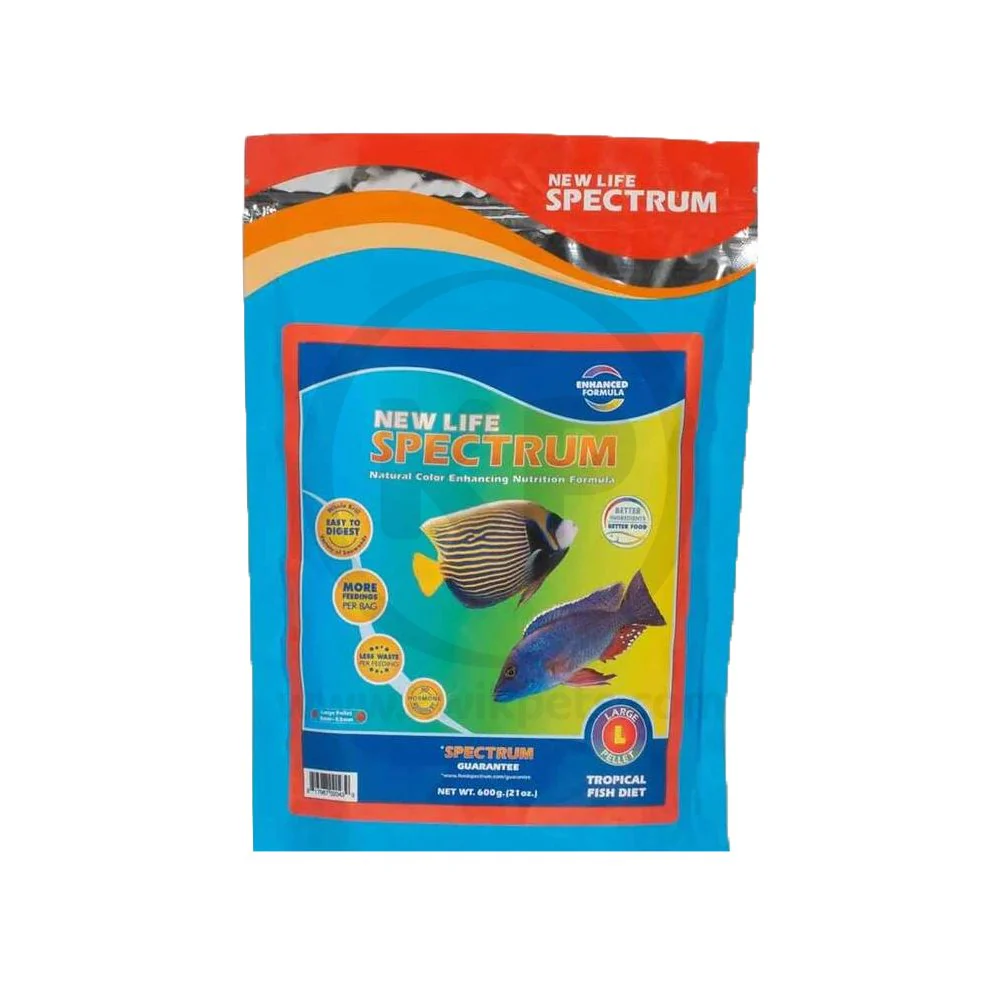 New Life Spectrum Color Enhancing Tropical Fish Food 3mm - 3.5mm Large 600g
