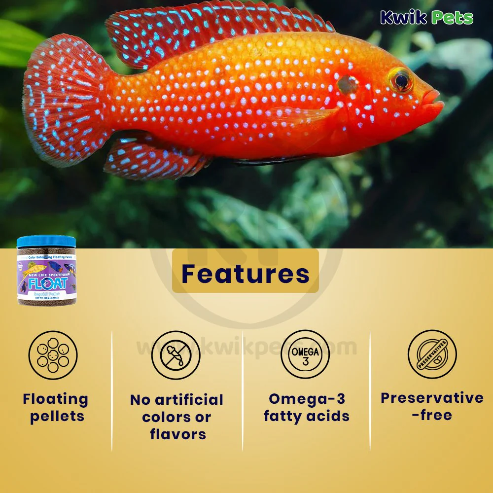 New Life Spectrum Float Pellets Fish Food Regular 4.23-oz - Image 2