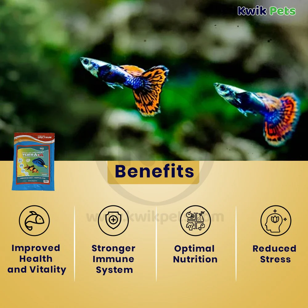 New Life Spectrum Thera+A Color Enhancing Fish Food 1-mm Regular 600g - Image 3