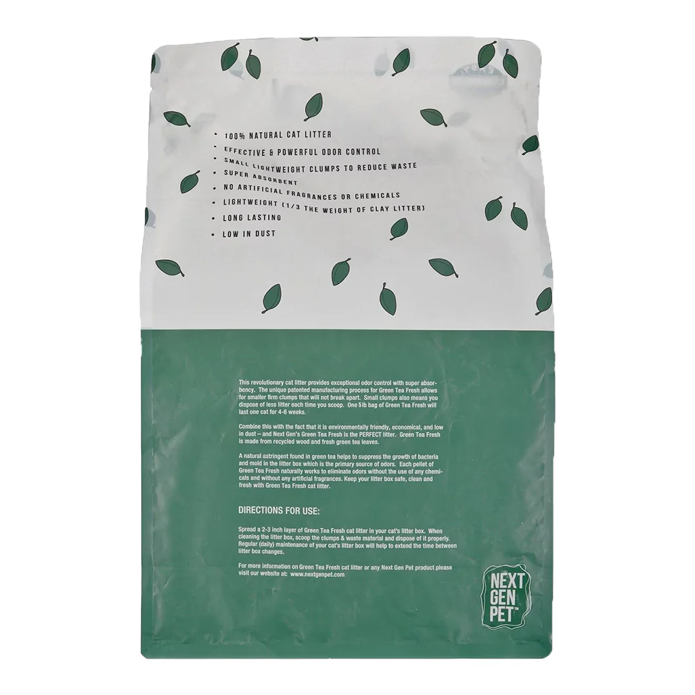 Next Gen Green Tea Fresh Cat Litter 5-lb - Image 2