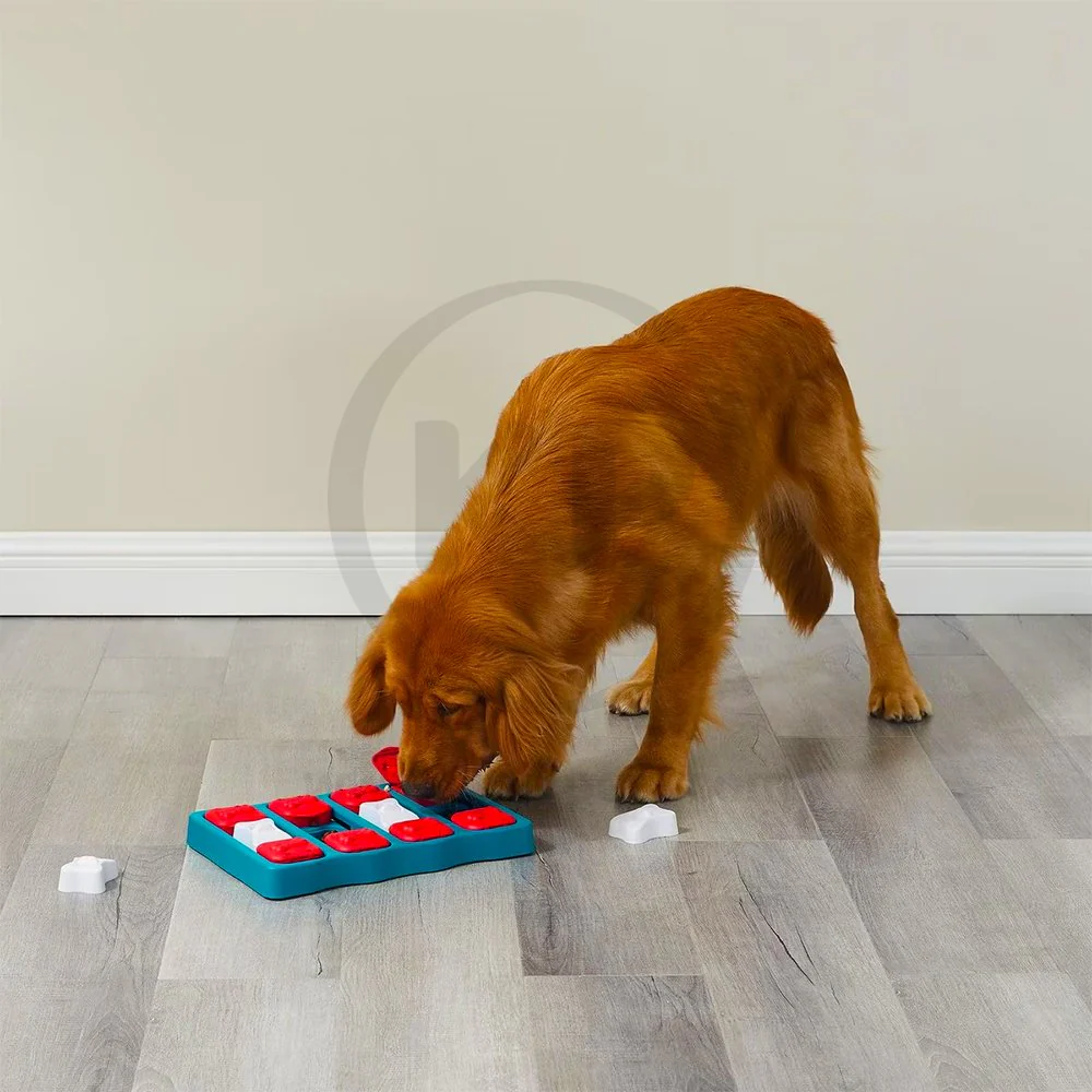 Nina Ottosson Brick Interactive Dog Toy Blue Large - Image 6