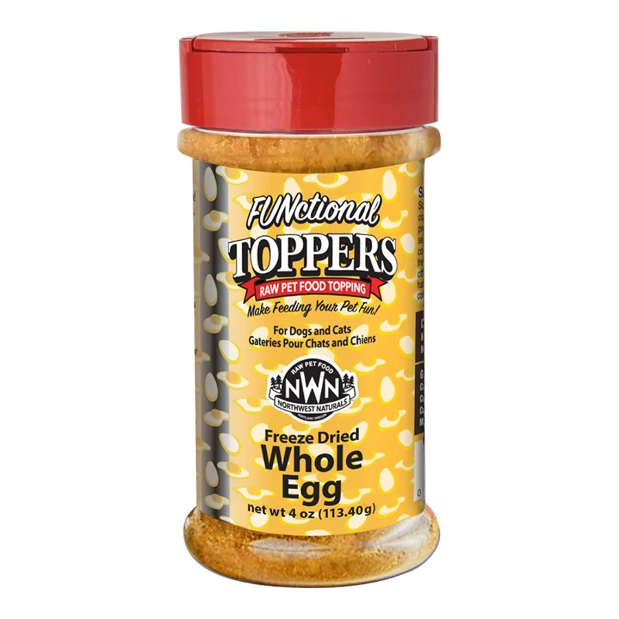 Northwest Naturals Functional Freeze Dried Dog & Cat Food Topper Whole Egg 4-oz