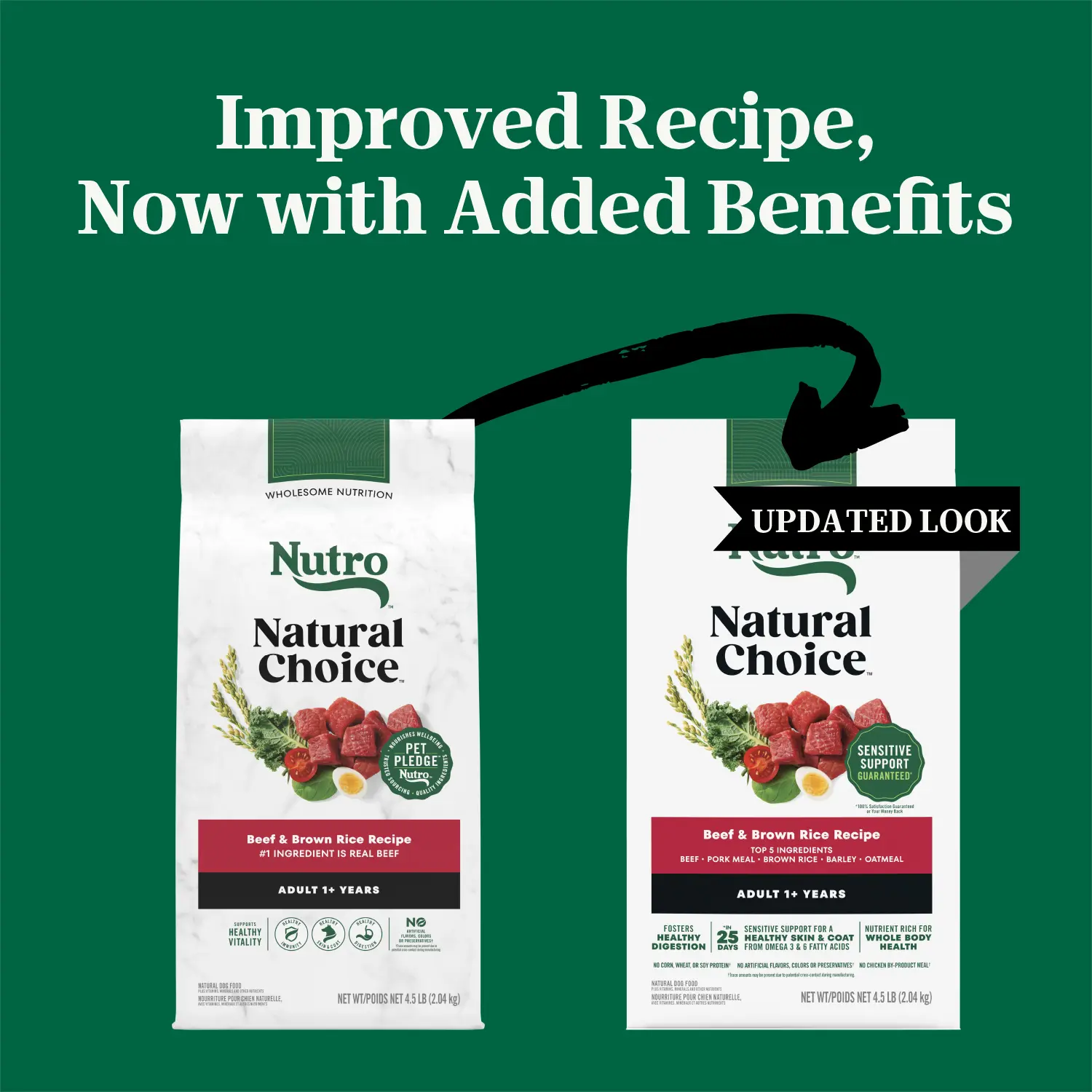 Nutro Natural Choice Beef & Brown Rice Adult Dry Dog Food 4.5-lb - Image 2