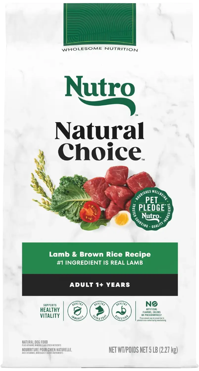Nutro Natural Choice Lamb & Brown Rice Adult Dry Dog Food 5-lb