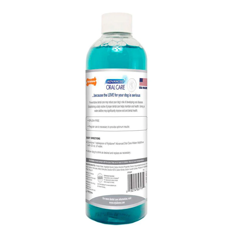 Nylabone Advanced Oral Care Water Additive for Dogs Original 16-oz - Image 2