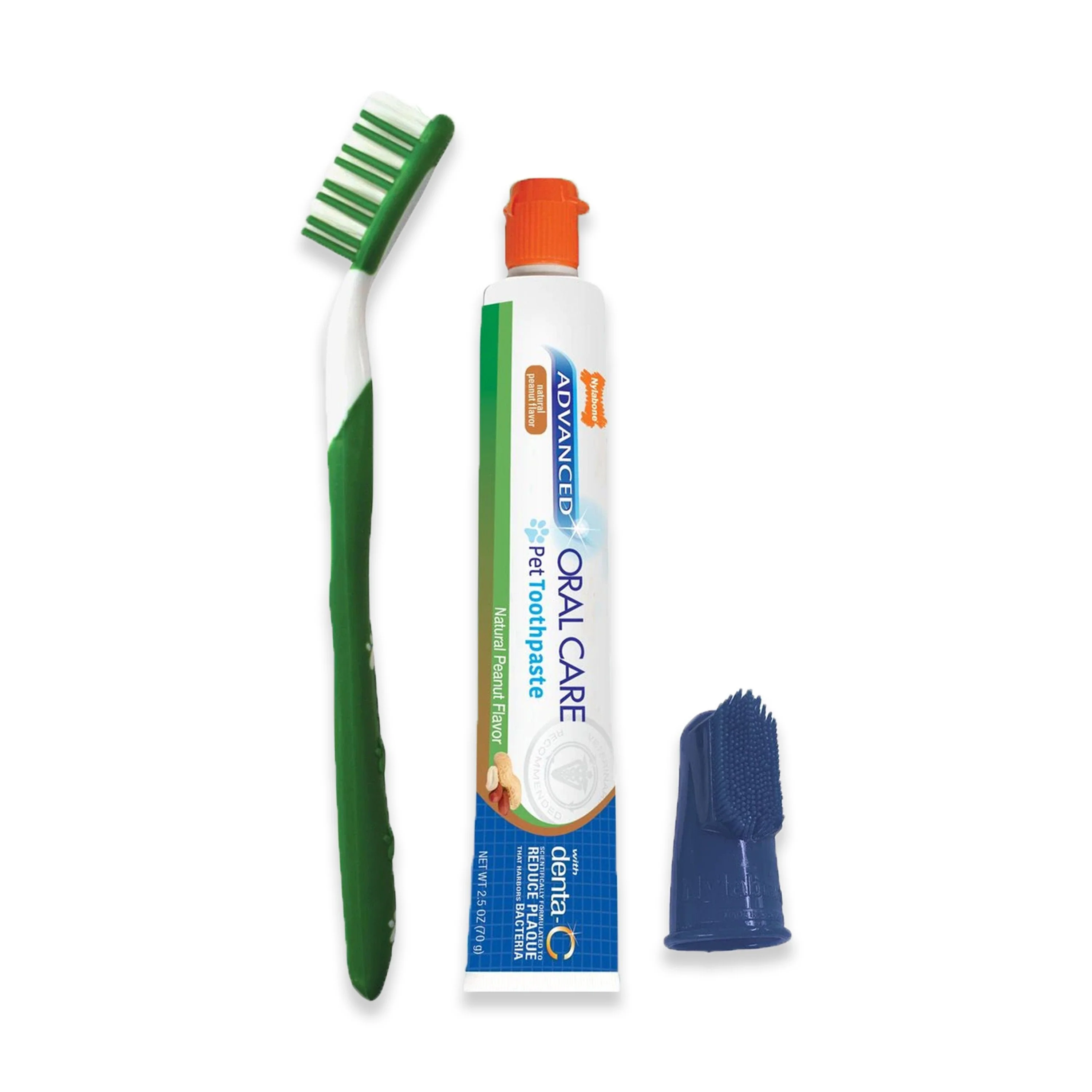 Nylabone Advanced Oral Care Natural Dog Dental Kit Peanut Butter 3 Count 2.5-oz - Image 6
