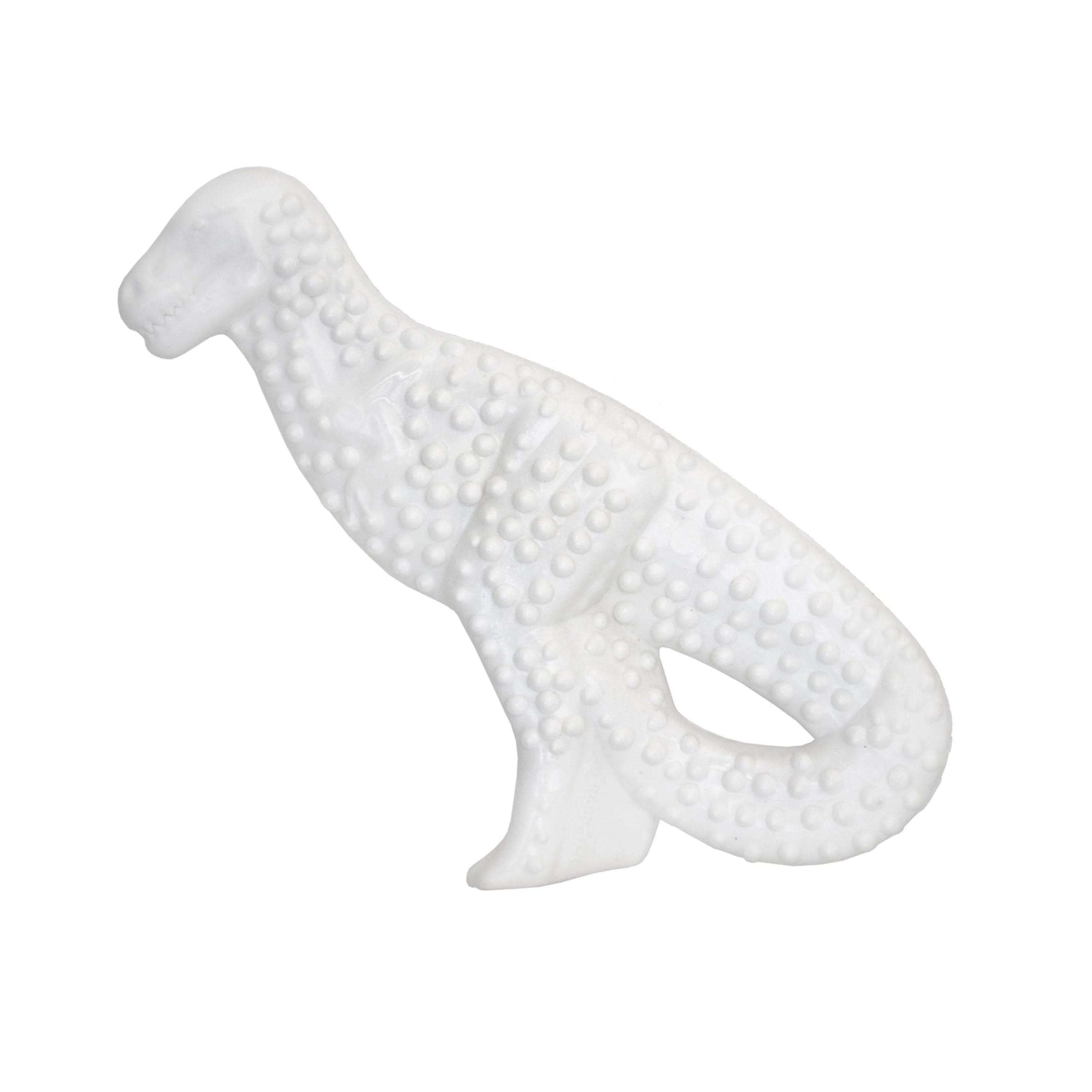 Nylabone Power Chew Dental Dinosaur Dog Toy Chicken White Small/Regular - Up To 25 Ibs - Image 6
