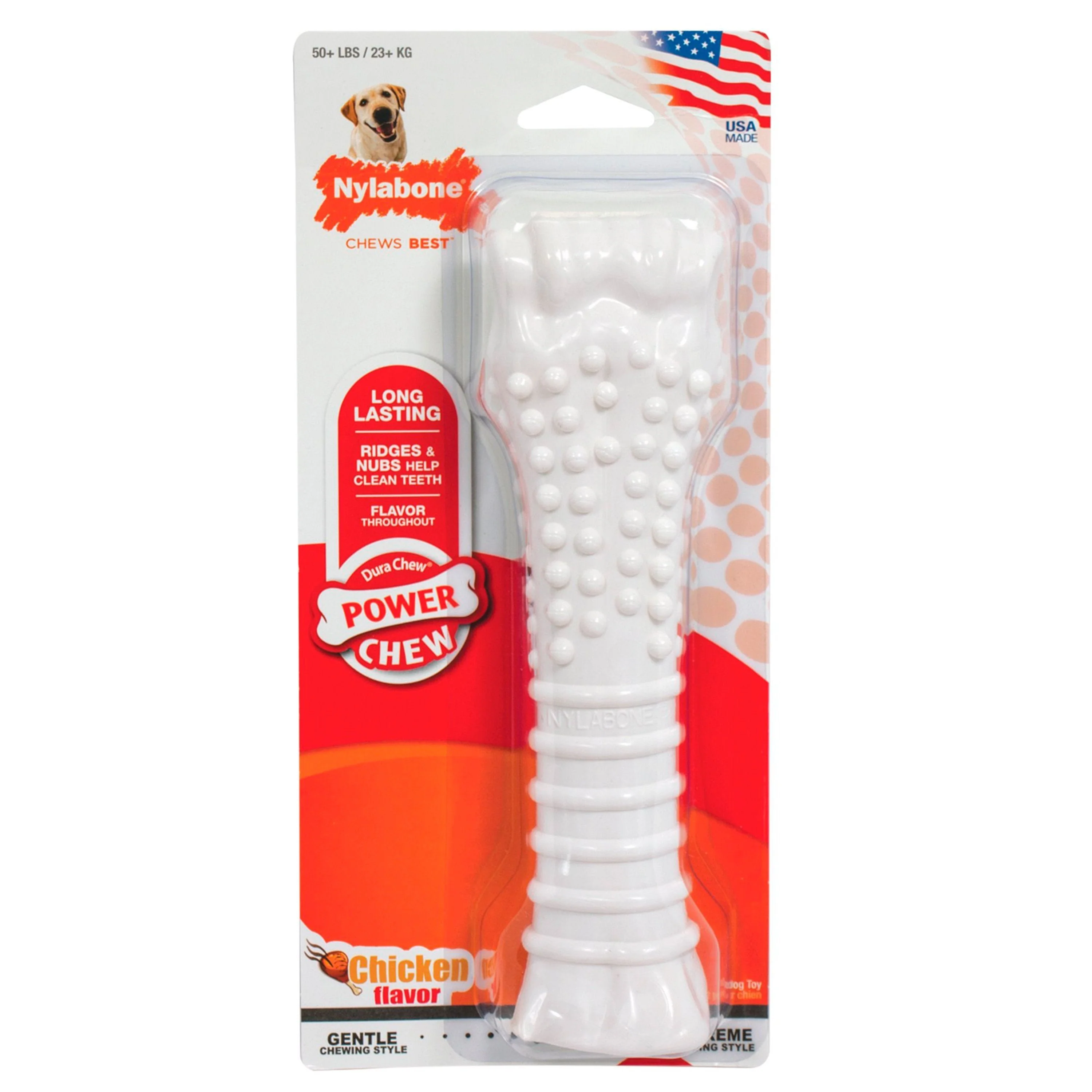 Nylabone Power Chew Dog Toy Chicken XL/Souper - 50+ lbs