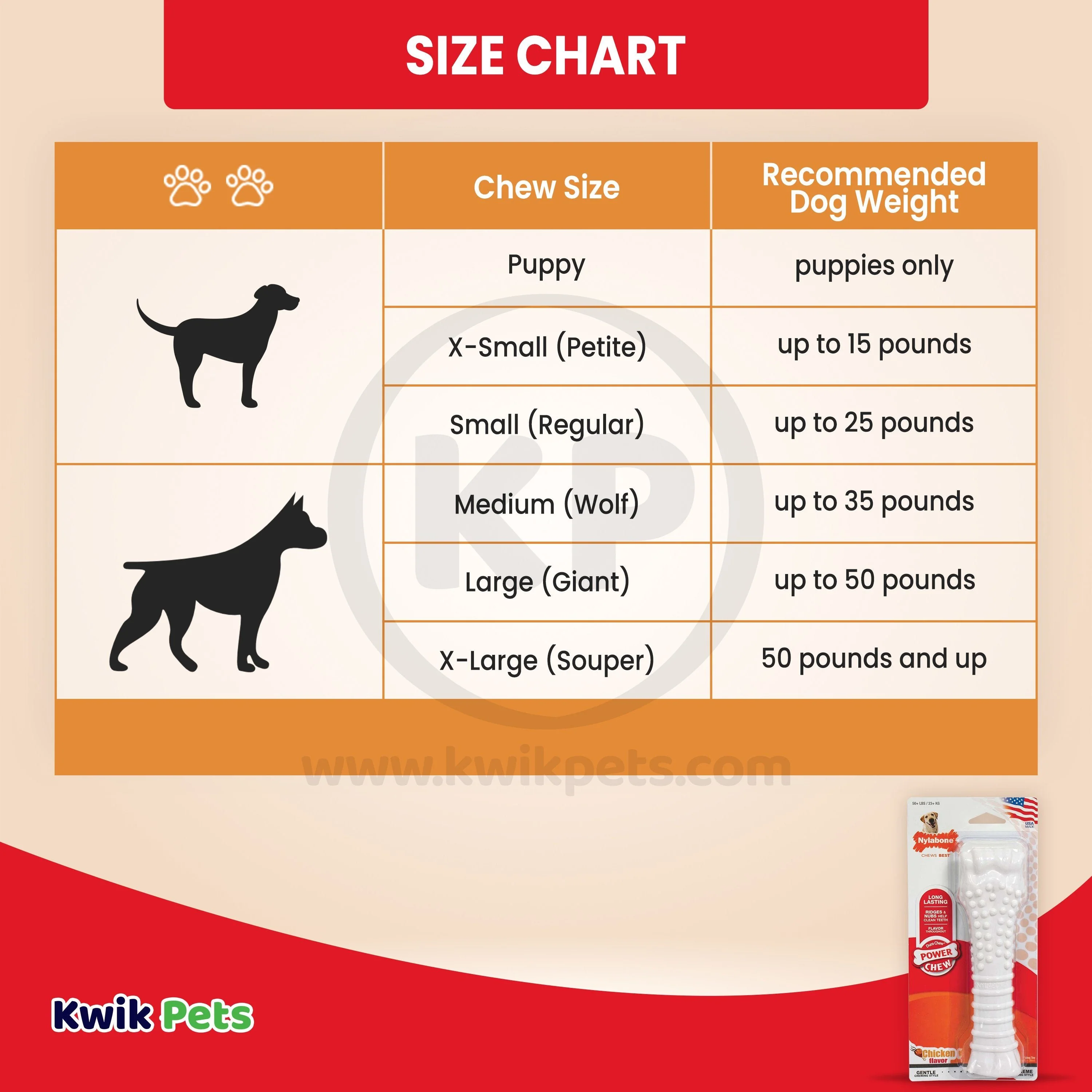 Nylabone Power Chew Dog Toy Chicken XL/Souper - 50+ lbs - Image 5